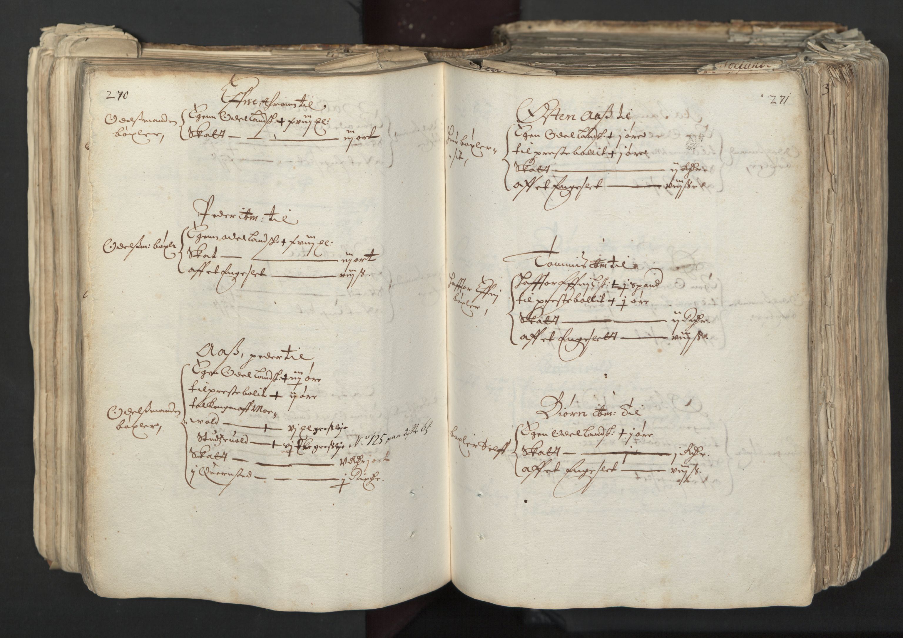 Rentekammeret inntil 1814, Realistisk ordnet avdeling, RA/EA-4070/L/L0027: Trondheim lagdømme:, 1661, p. 270-271