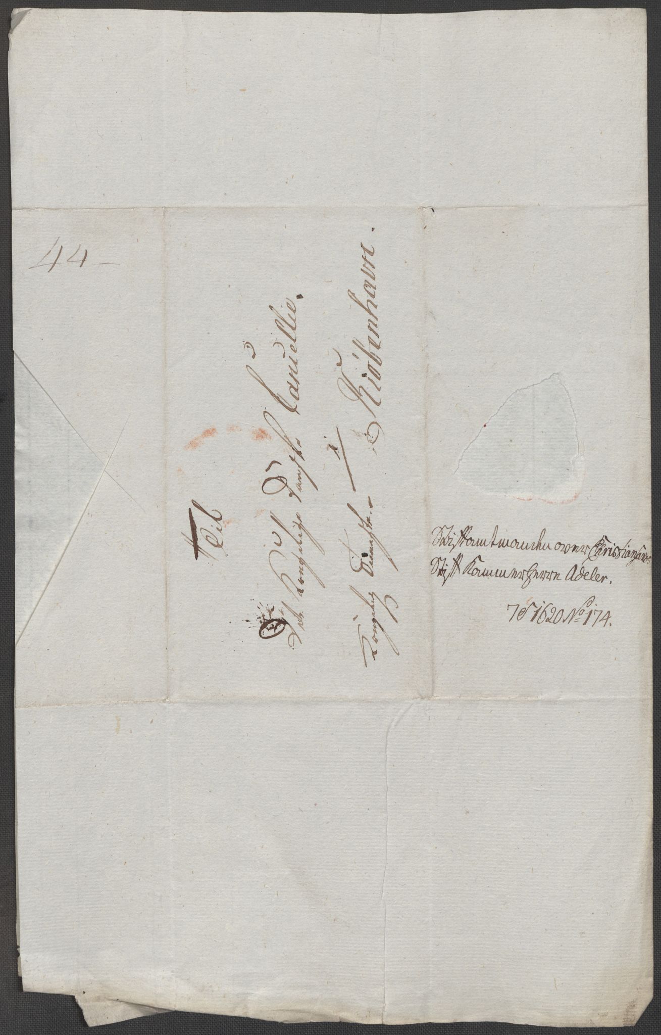 Danske Kanselli, Skapsaker, AV/RA-EA-4061/F/L0102: Skap 16, pakke 7 VIII, 1787-1800, p. 187