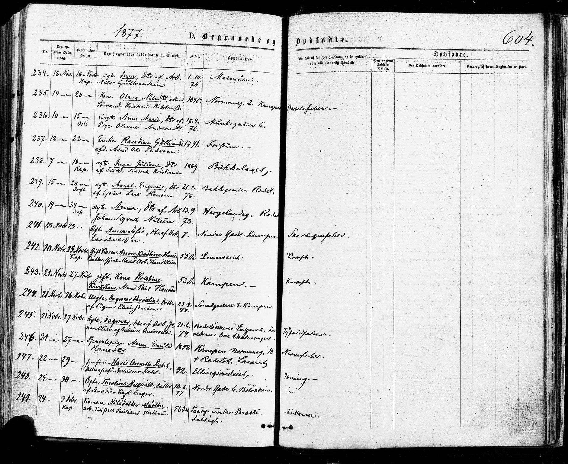 Østre Aker prestekontor Kirkebøker, AV/SAO-A-10840/F/Fa/L0004: Parish register (official) no. I 4, 1876-1889, p. 604