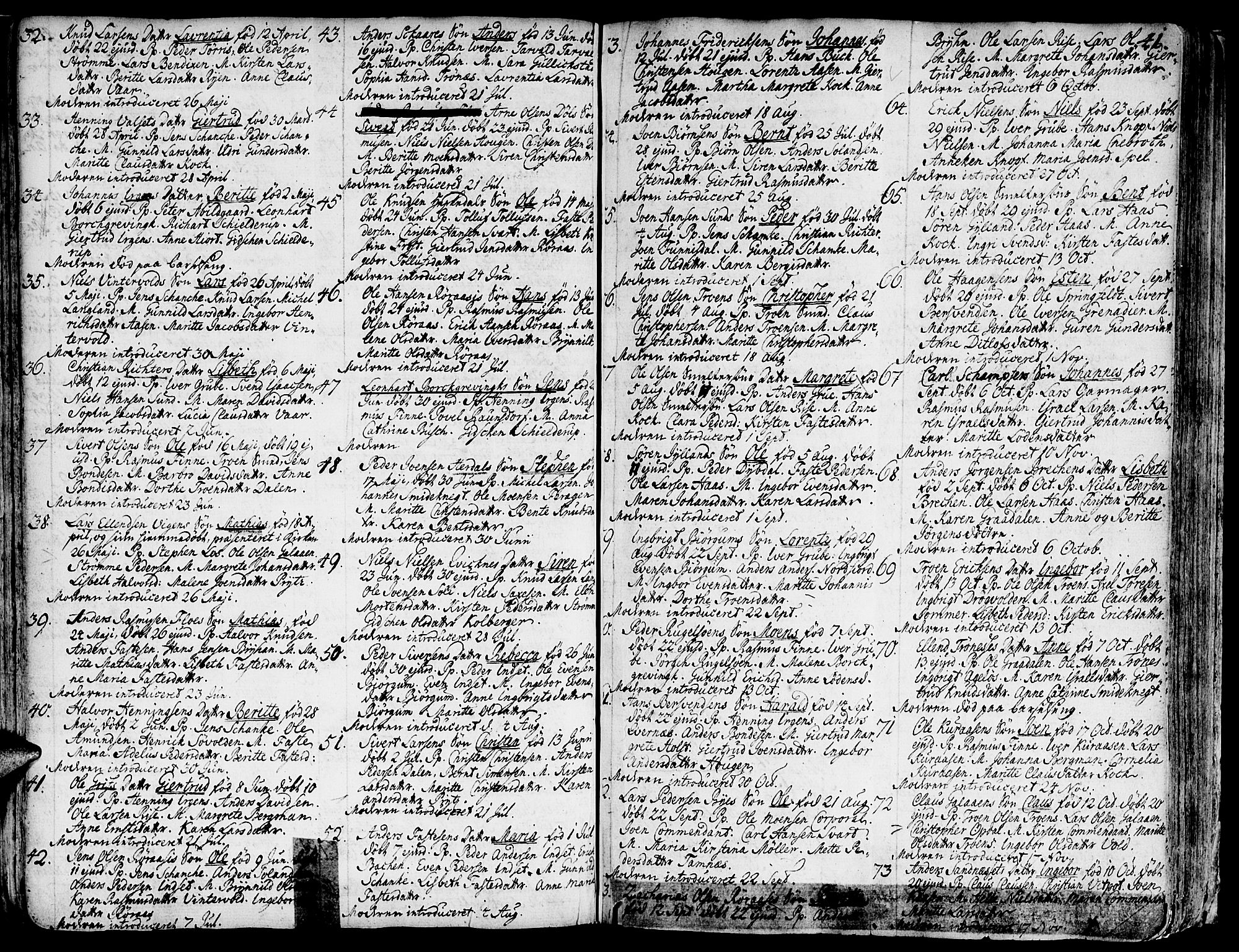 Ministerialprotokoller, klokkerbøker og fødselsregistre - Sør-Trøndelag, AV/SAT-A-1456/681/L0925: Parish register (official) no. 681A03, 1727-1766, p. 41
