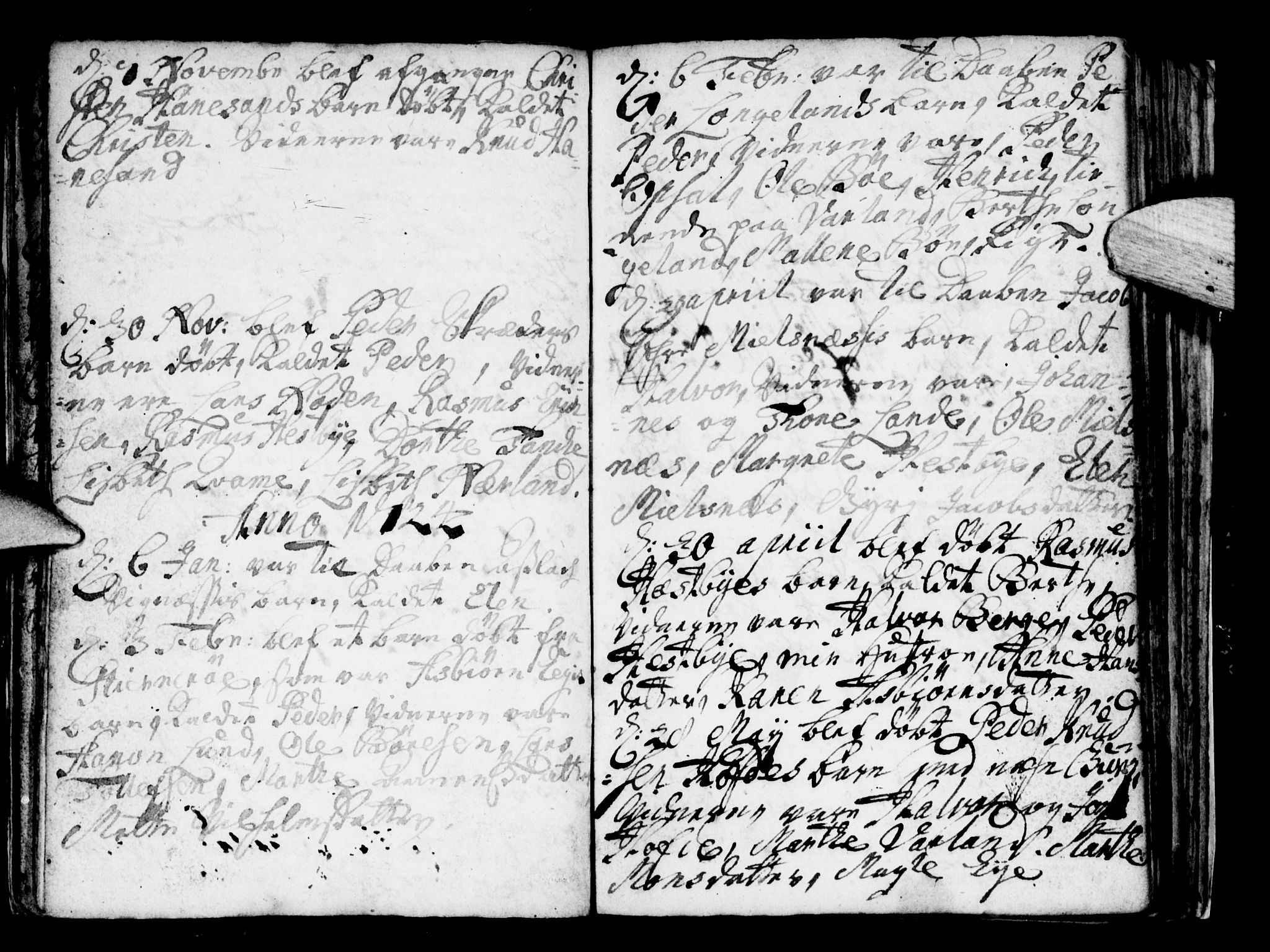 Finnøy sokneprestkontor, SAST/A-101825/H/Ha/Haa/L0002: Parish register (official) no. A 2, 1717-1734