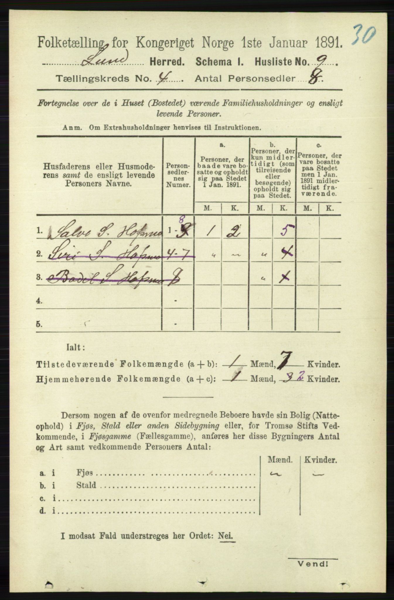 RA, 1891 census for 1112 Lund, 1891, p. 1202