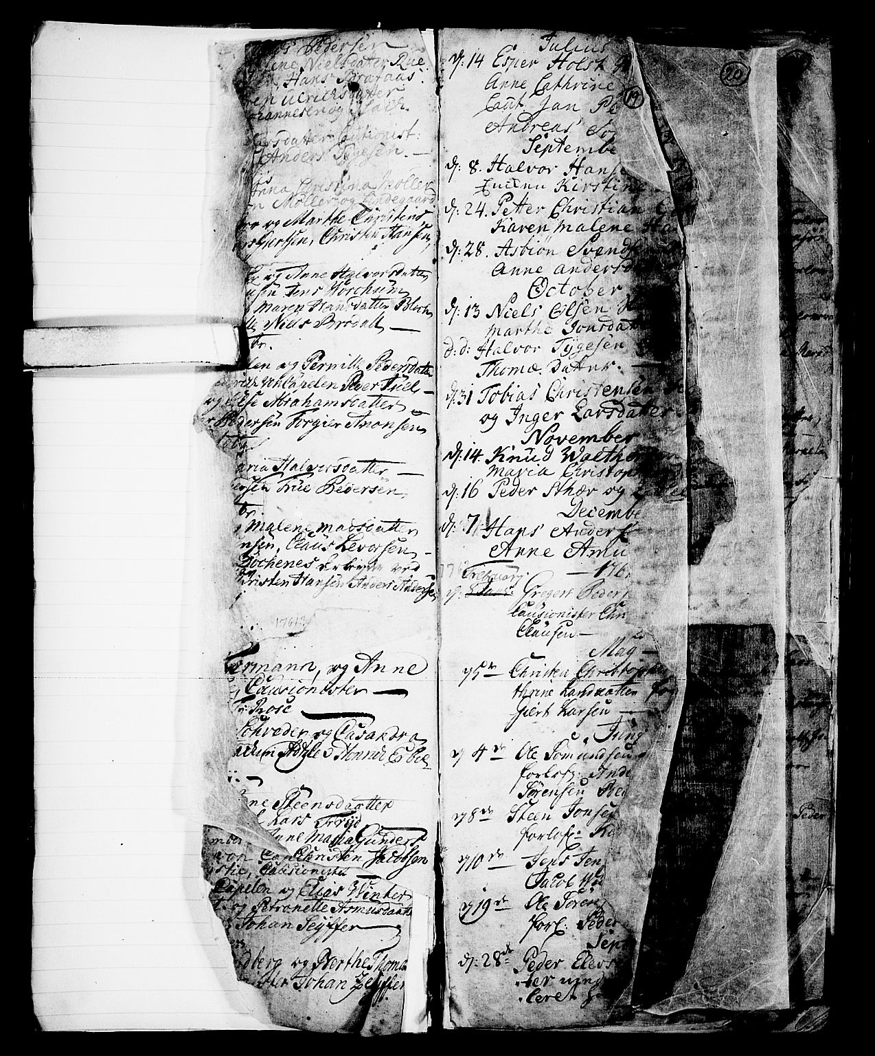 Skien kirkebøker, SAKO/A-302/G/Ga/L0001: Parish register (copy) no. 1, 1756-1791, p. 19