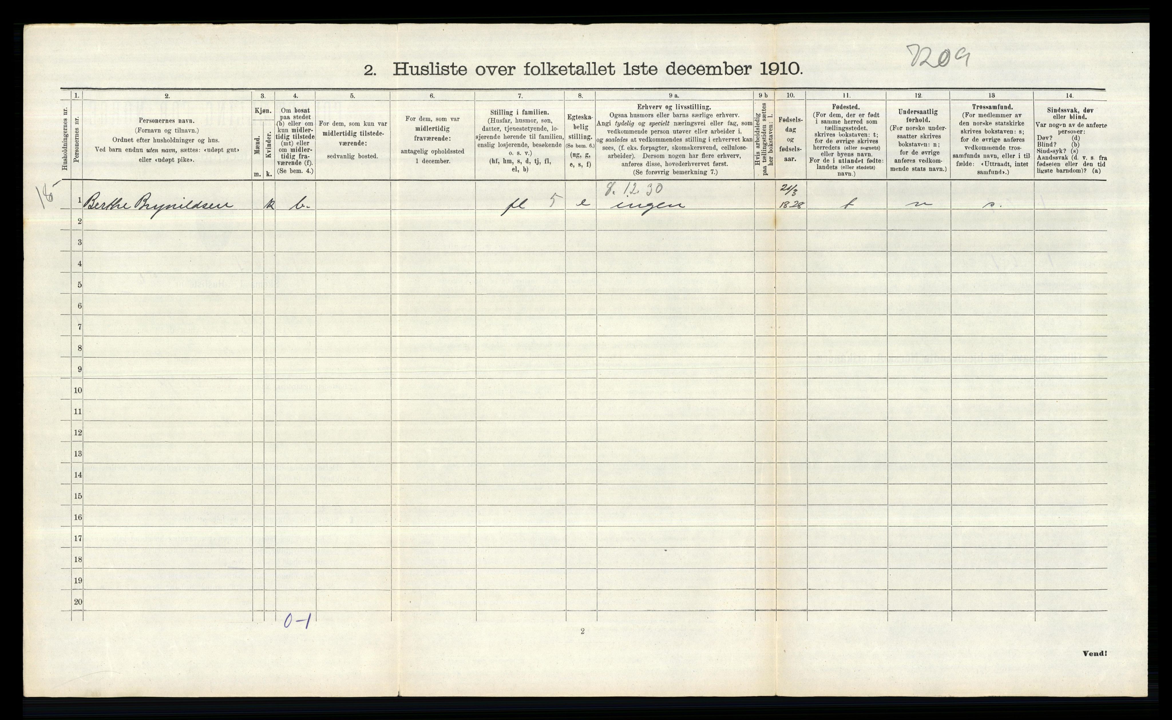 RA, 1910 census for Øymark, 1910, p. 151