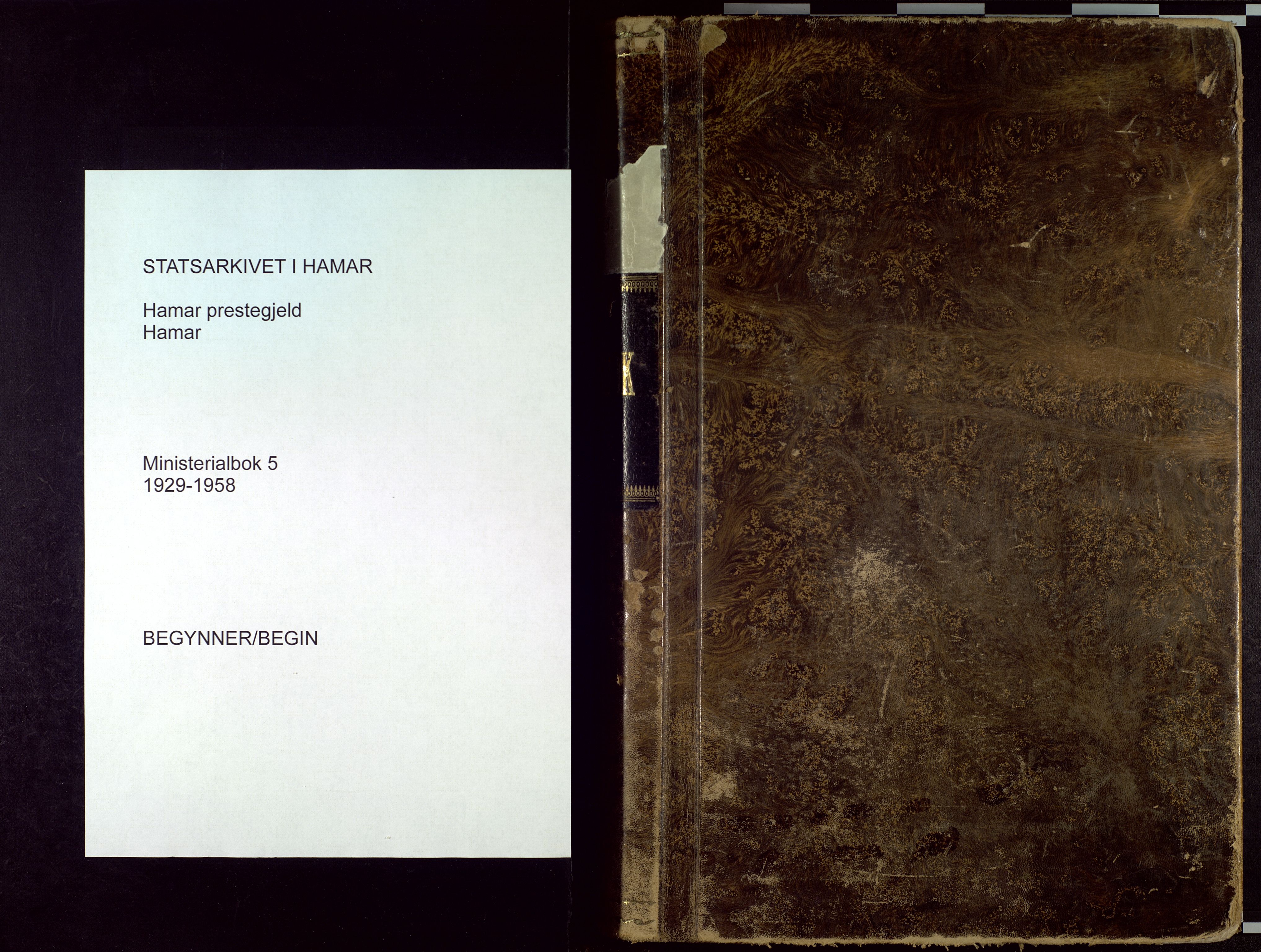 Hamar prestekontor, AV/SAH-DOMPH-002/H/Ha/Haa/L0005: Parish register (official) no. 5, 1929-1958