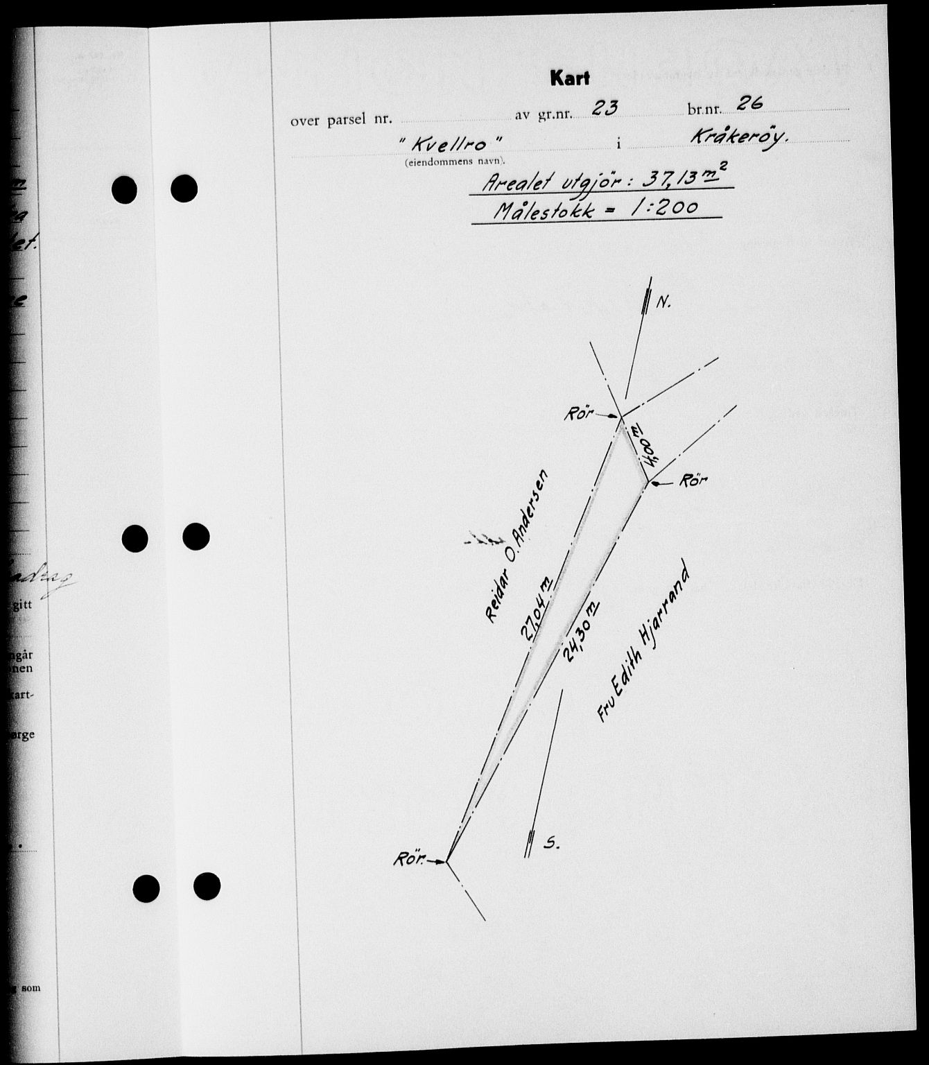 Onsøy sorenskriveri, SAO/A-10474/G/Ga/Gab/L0014: Mortgage book no. II A-14, 1944-1945, Diary no: : 327/1945