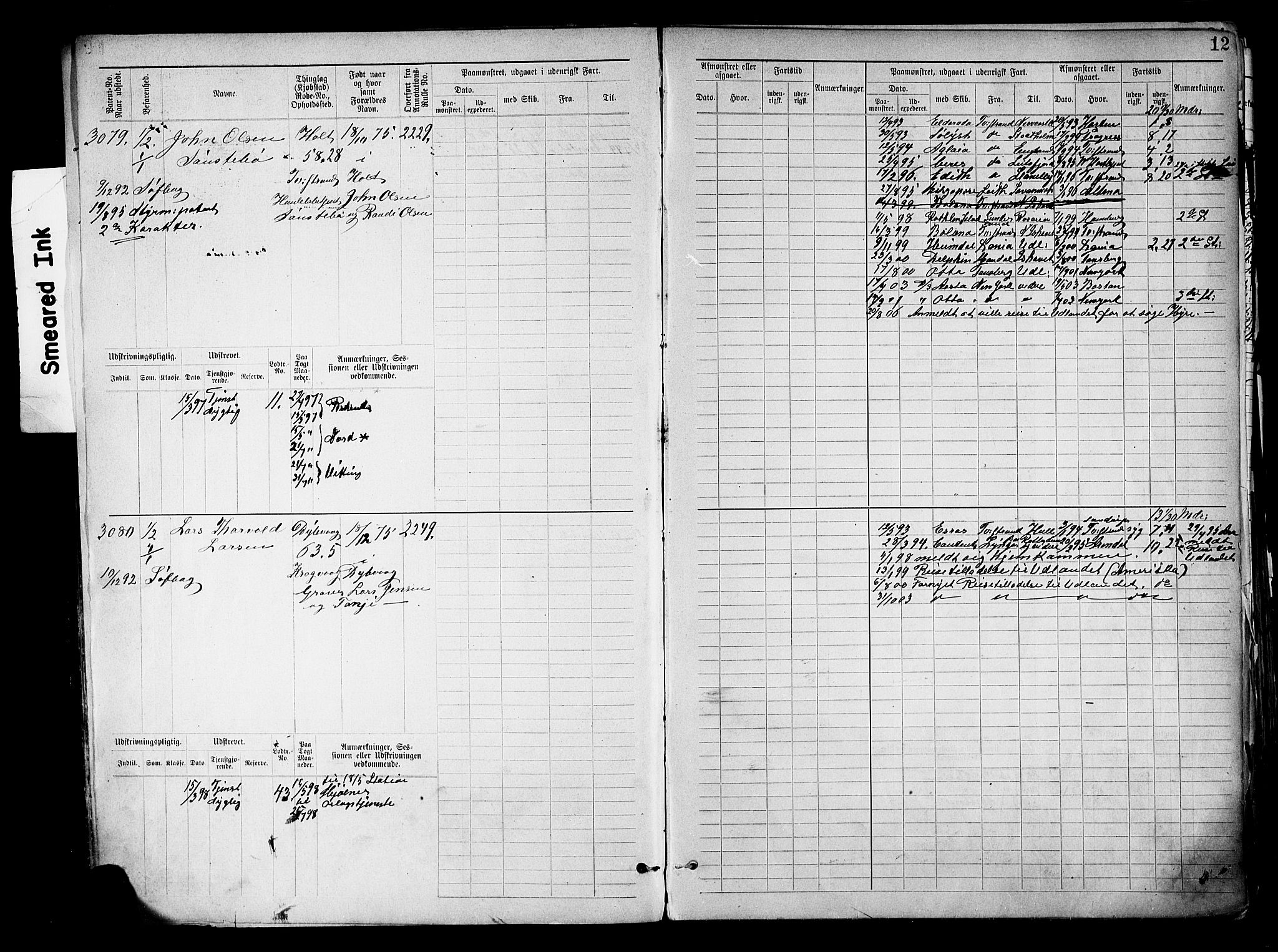 Tvedestrand mønstringskrets, AV/SAK-2031-0011/F/Fb/L0019: Hovedrulle nr 3057-3818, U-35, 1892-1906, p. 15