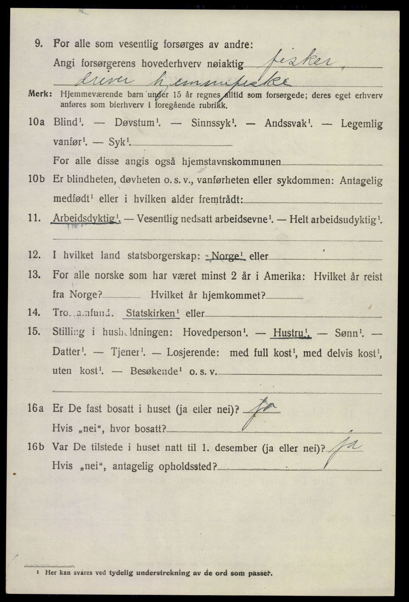 SAKO, 1920 census for Skåtøy, 1920, p. 8019