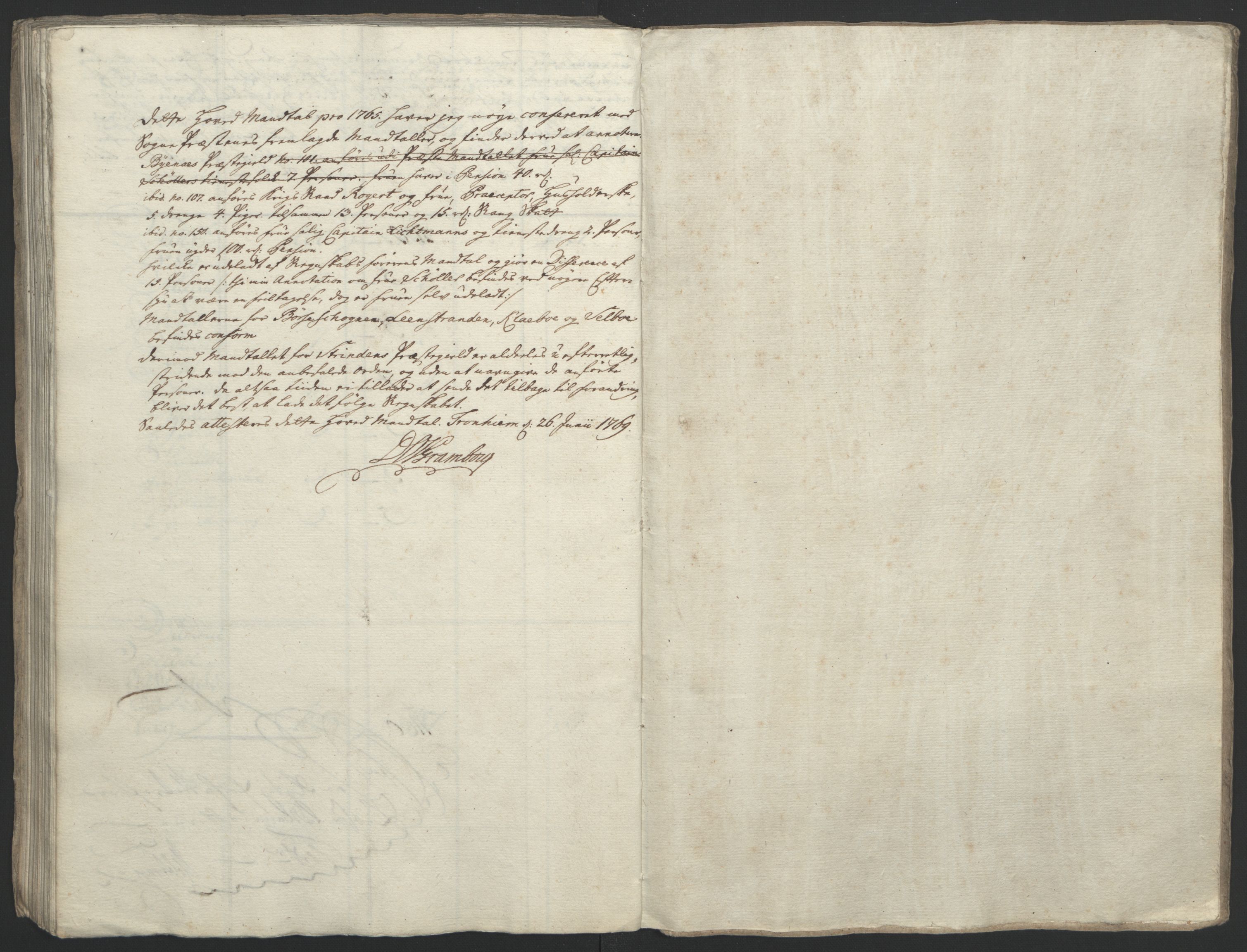 Rentekammeret inntil 1814, Reviderte regnskaper, Fogderegnskap, AV/RA-EA-4092/R61/L4180: Ekstraskatten Strinda og Selbu, 1762-1767, p. 172