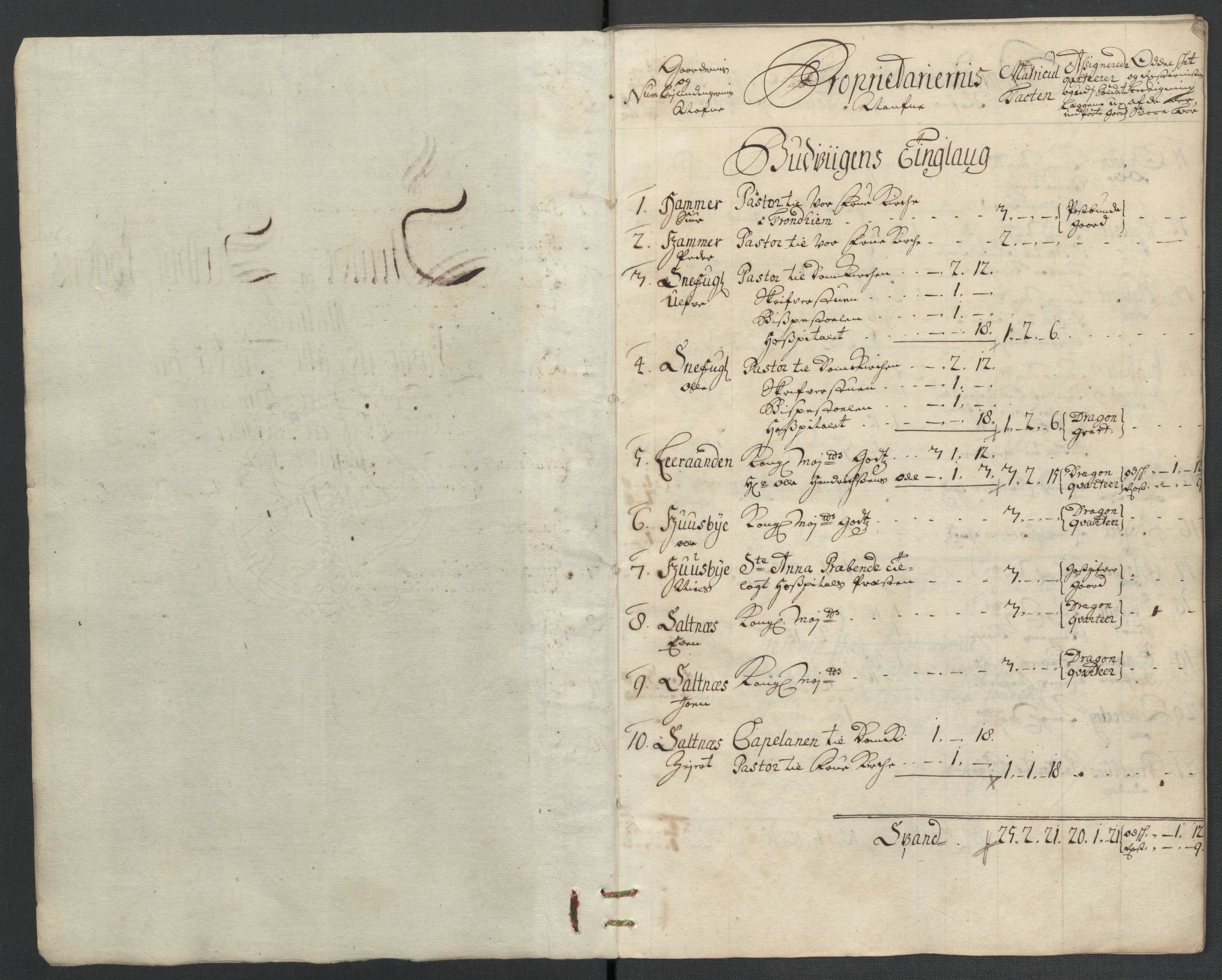 Rentekammeret inntil 1814, Reviderte regnskaper, Fogderegnskap, AV/RA-EA-4092/R61/L4109: Fogderegnskap Strinda og Selbu, 1704-1706, p. 504