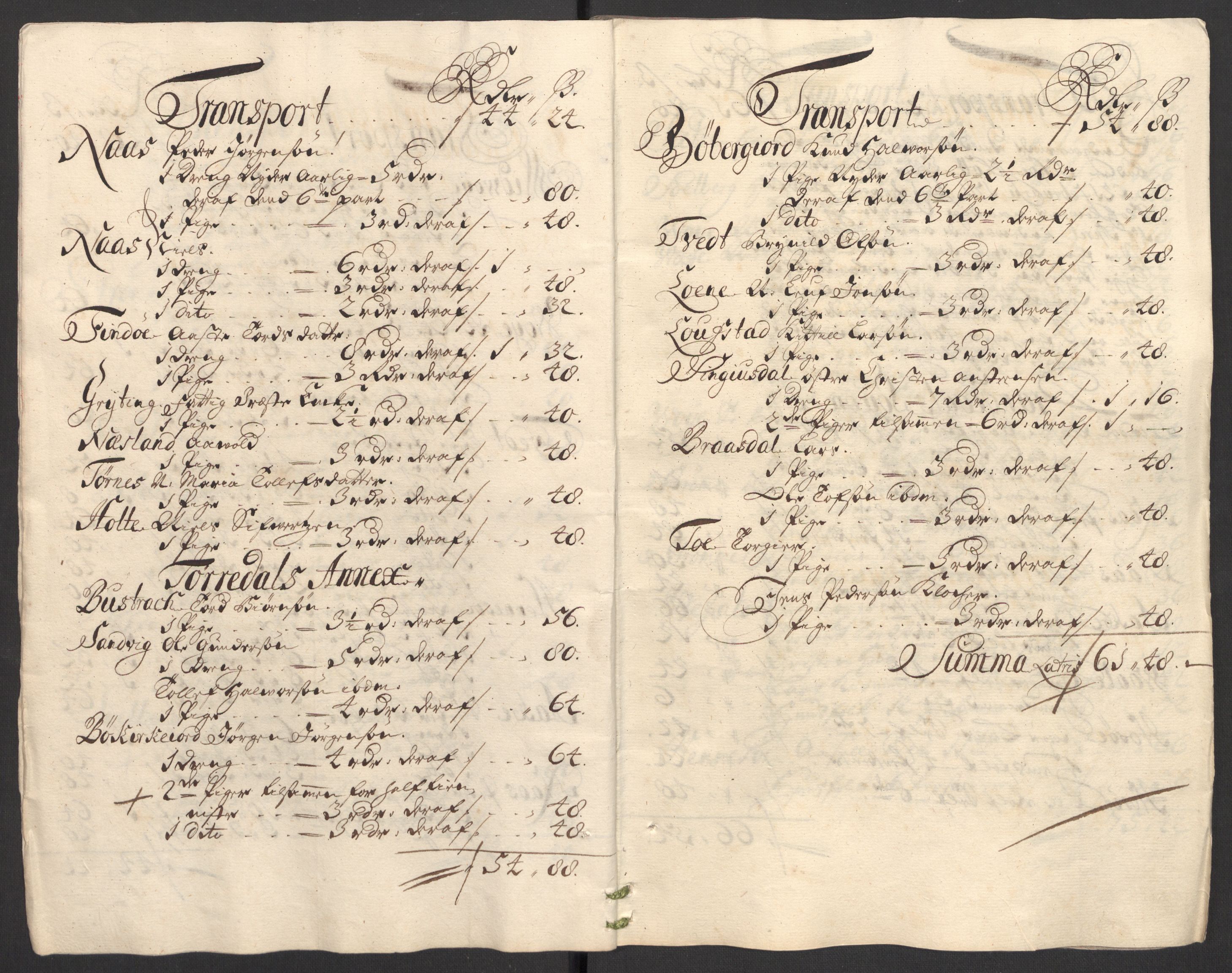 Rentekammeret inntil 1814, Reviderte regnskaper, Fogderegnskap, AV/RA-EA-4092/R36/L2121: Fogderegnskap Øvre og Nedre Telemark og Bamble, 1711, p. 464
