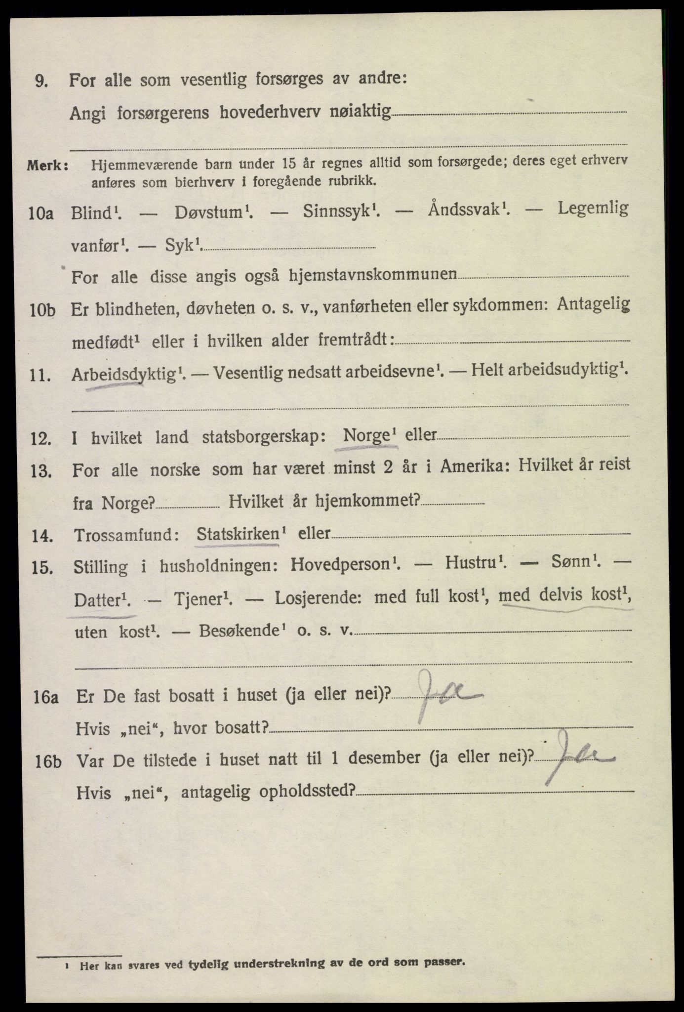 SAH, 1920 census for Stange, 1920, p. 17716