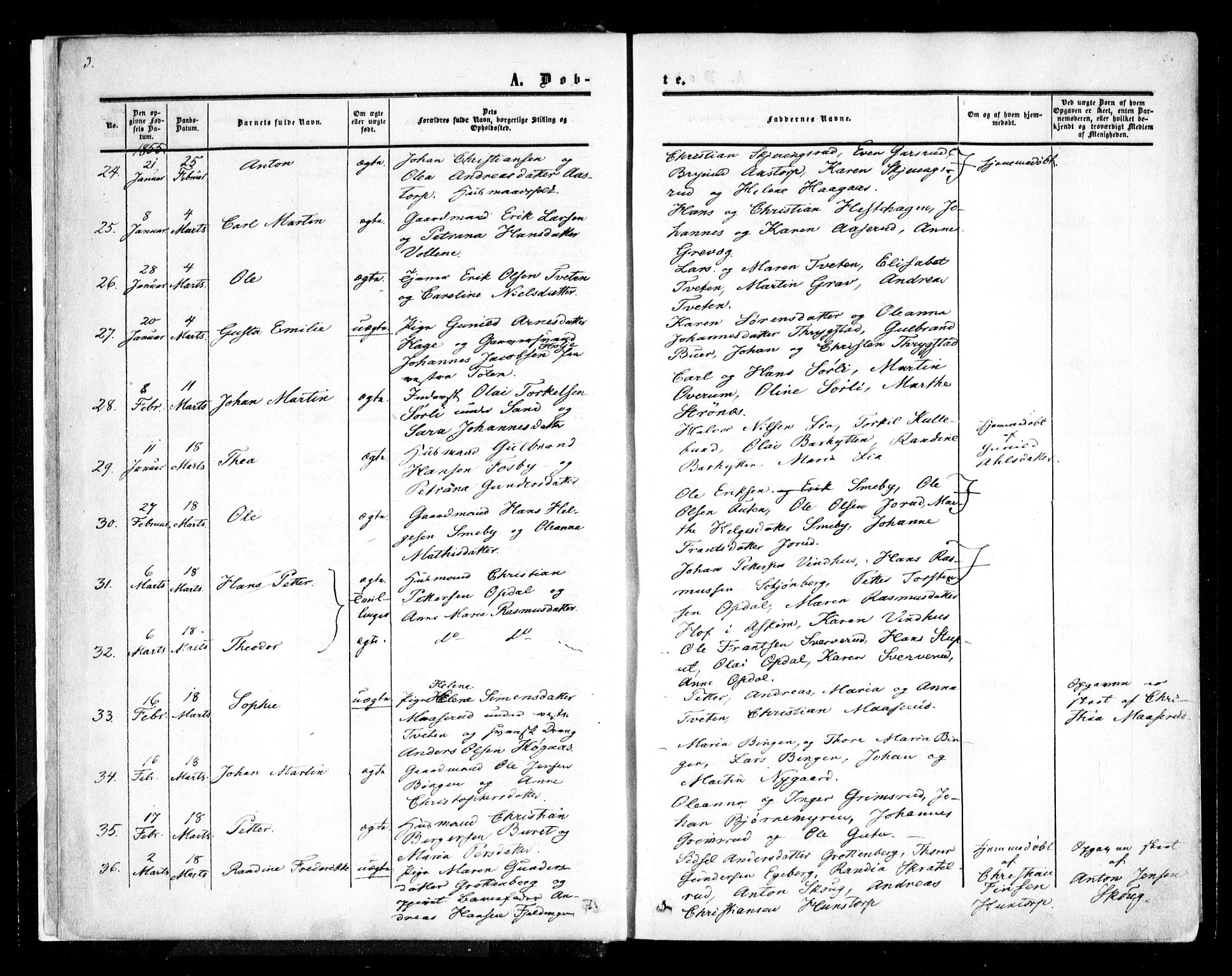 Trøgstad prestekontor Kirkebøker, SAO/A-10925/F/Fa/L0008.a: Parish register (official) no. I 8A, 1855-1864, p. 3