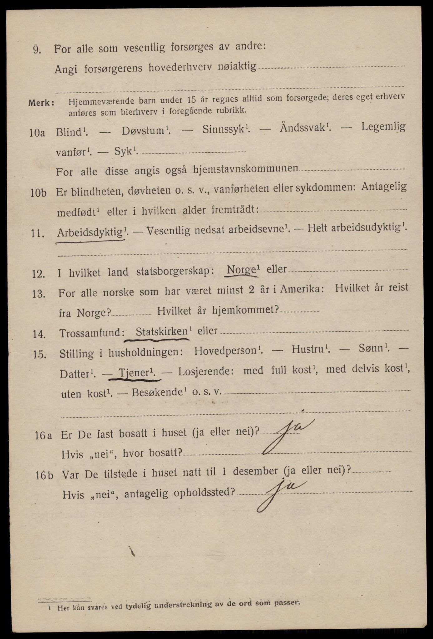 SAST, 1920 census for Stavanger, 1920, p. 69949