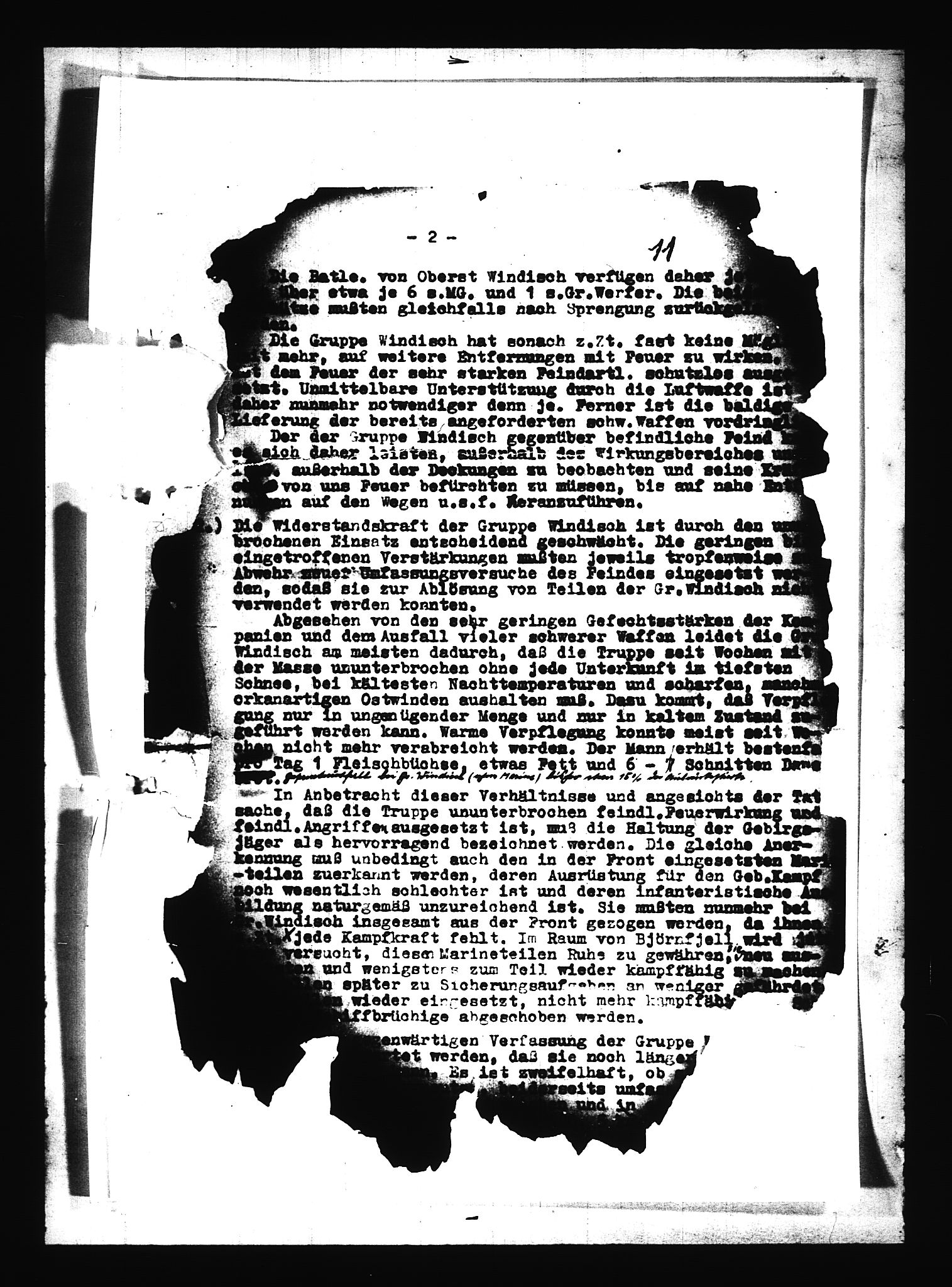 Documents Section, RA/RAFA-2200/V/L0086: Amerikansk mikrofilm "Captured German Documents".
Box No. 725.  FKA jnr. 601/1954., 1940, p. 381
