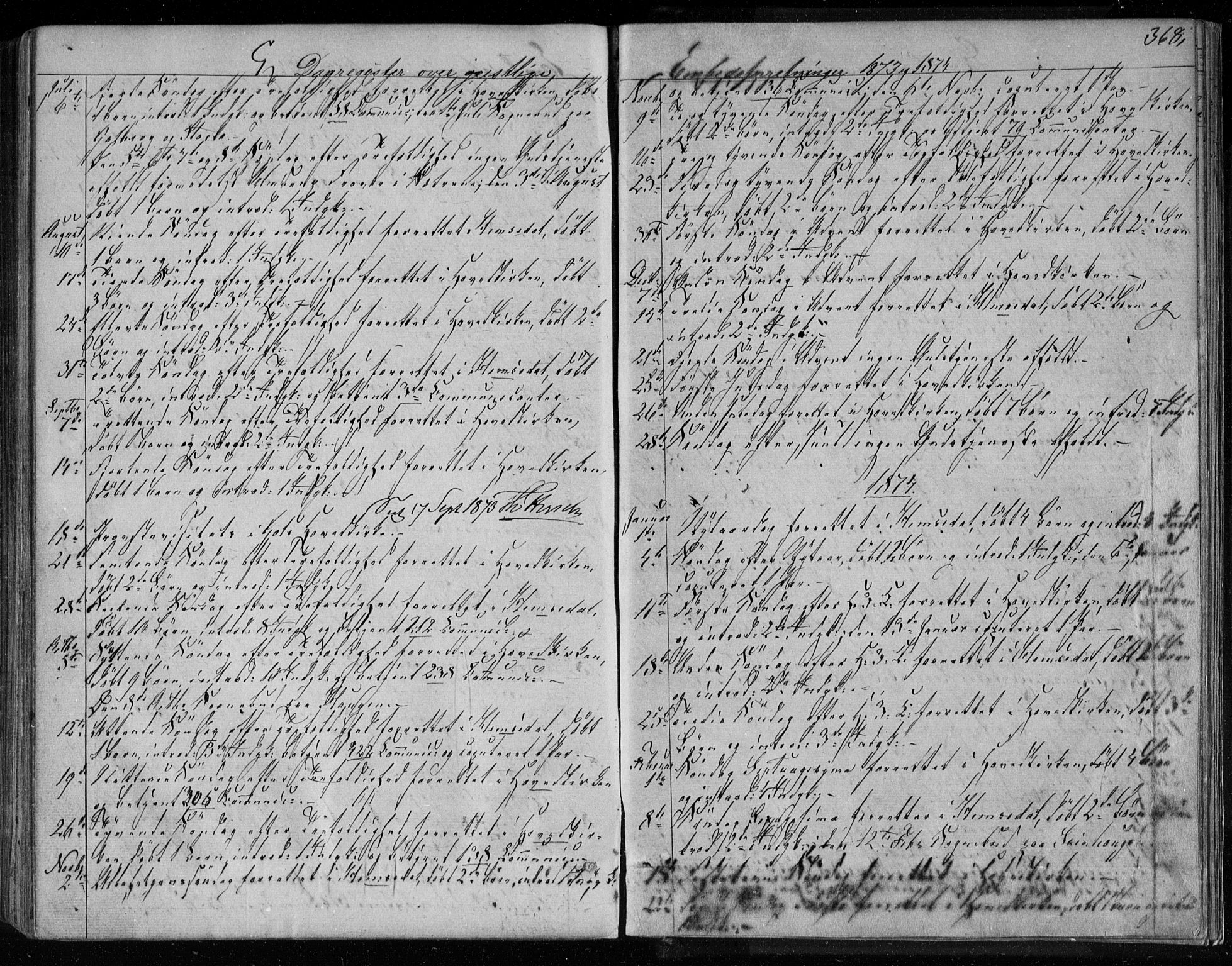 Gol kirkebøker, AV/SAKO-A-226/F/Fa/L0003: Parish register (official) no. I 3, 1863-1875, p. 368