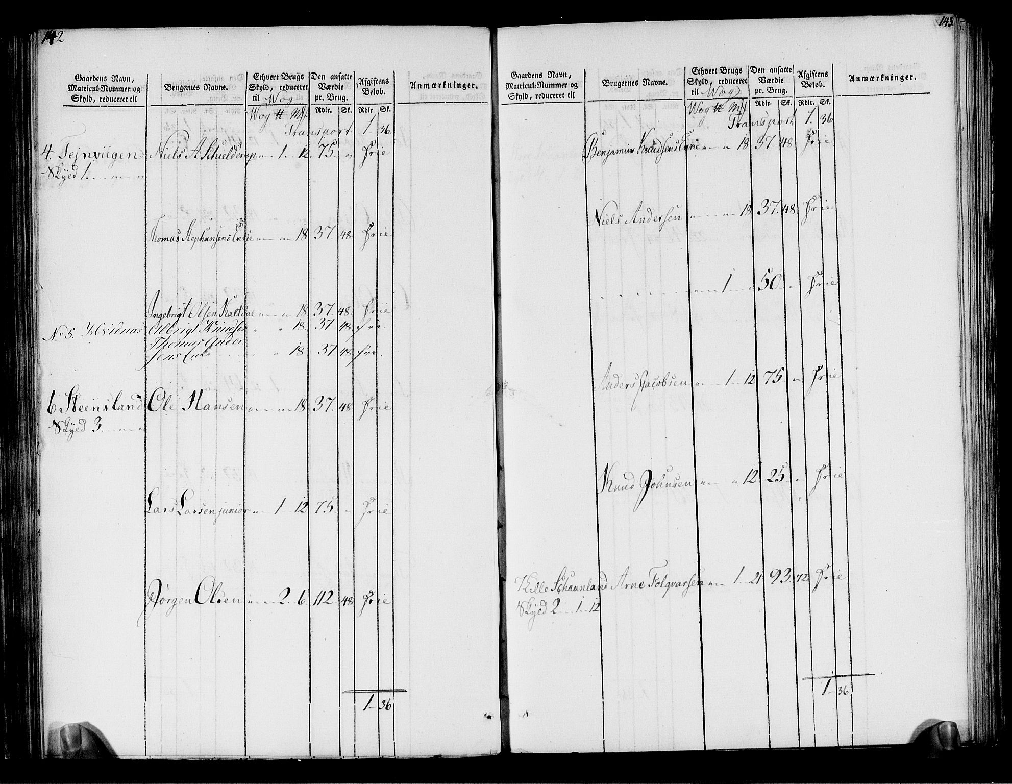 Rentekammeret inntil 1814, Realistisk ordnet avdeling, AV/RA-EA-4070/N/Ne/Nea/L0171: Senja og Tromsø fogderi. Oppebørselsregister, 1803-1804, p. 73