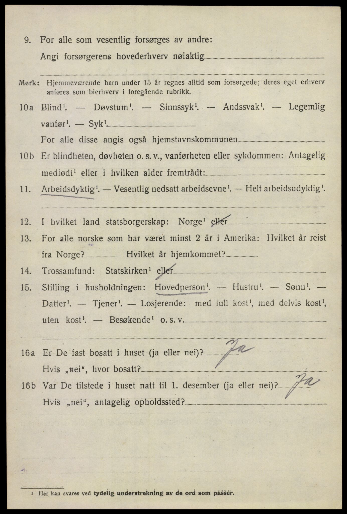 SAO, 1920 census for Våler, 1920, p. 3427