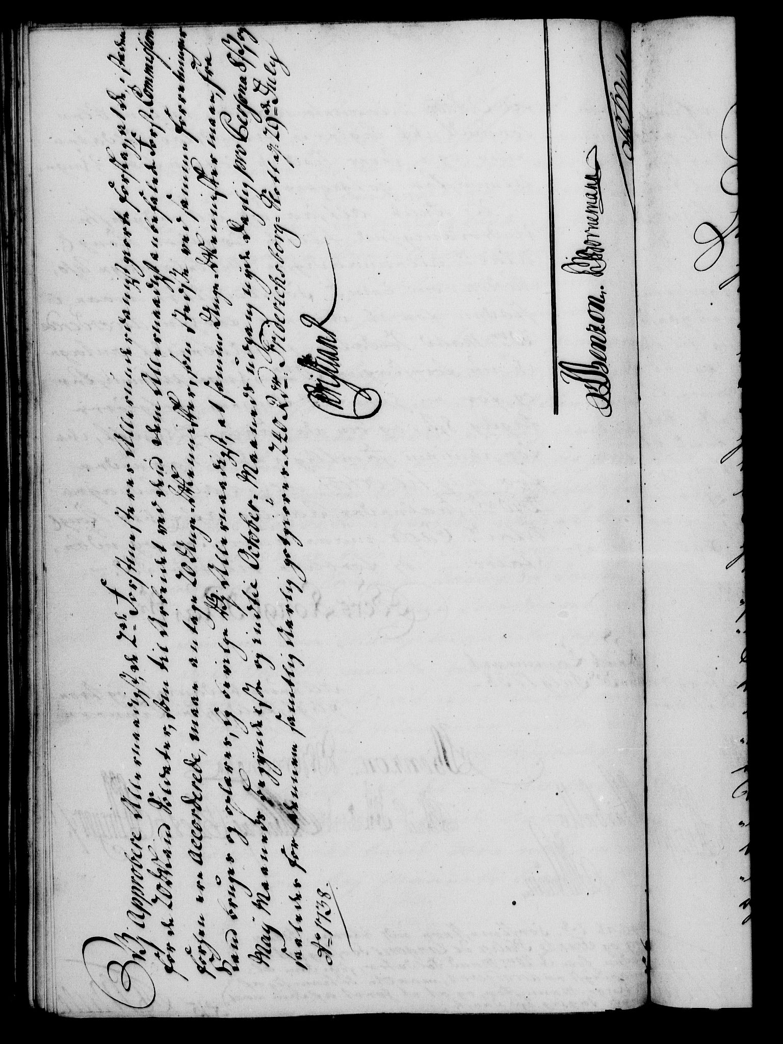 Rentekammeret, Kammerkanselliet, RA/EA-3111/G/Gf/Gfa/L0021: Norsk relasjons- og resolusjonsprotokoll (merket RK 52.21), 1738, p. 313