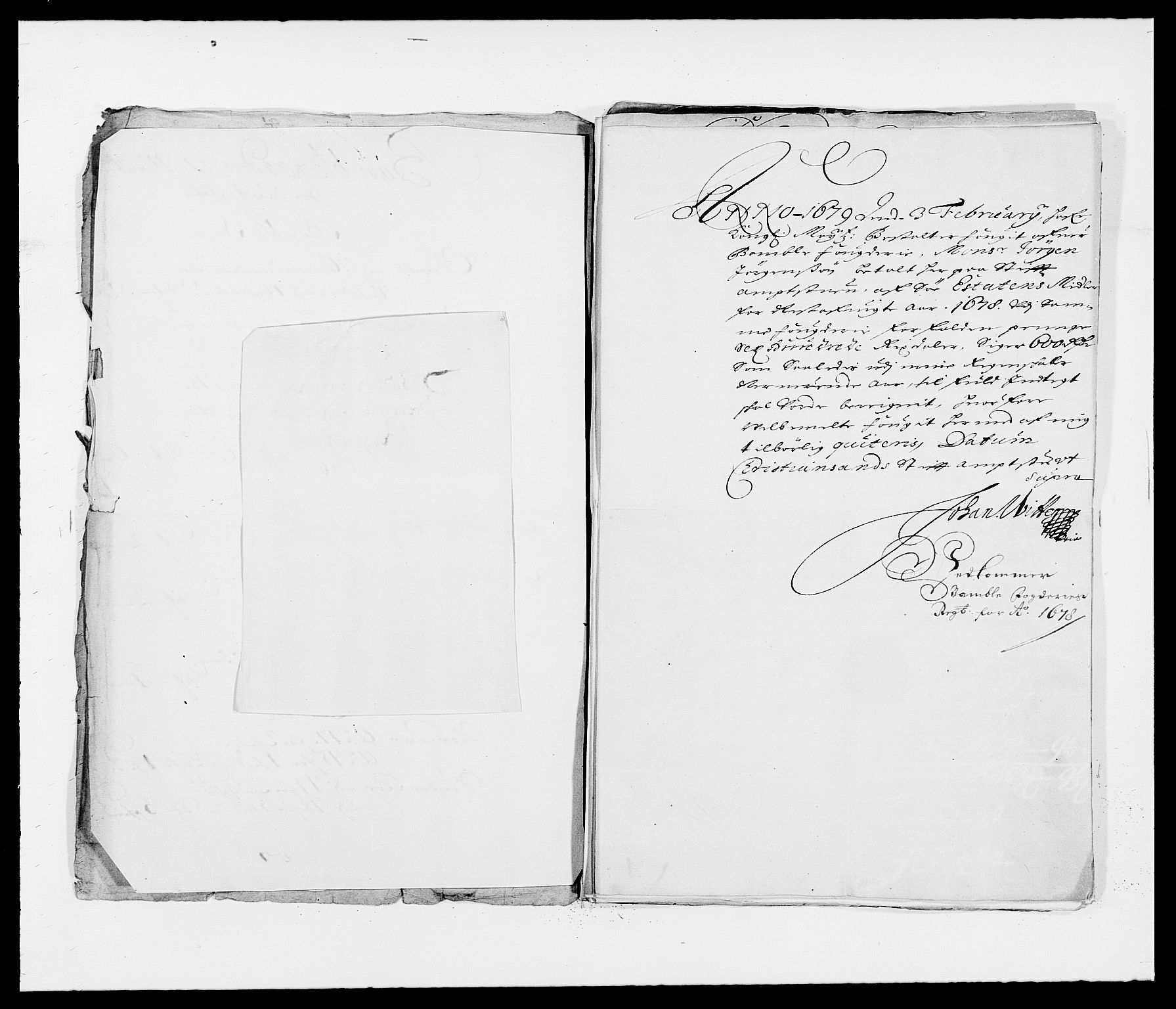 Rentekammeret inntil 1814, Reviderte regnskaper, Fogderegnskap, RA/EA-4092/R34/L2044: Fogderegnskap Bamble, 1678-1679, p. 221
