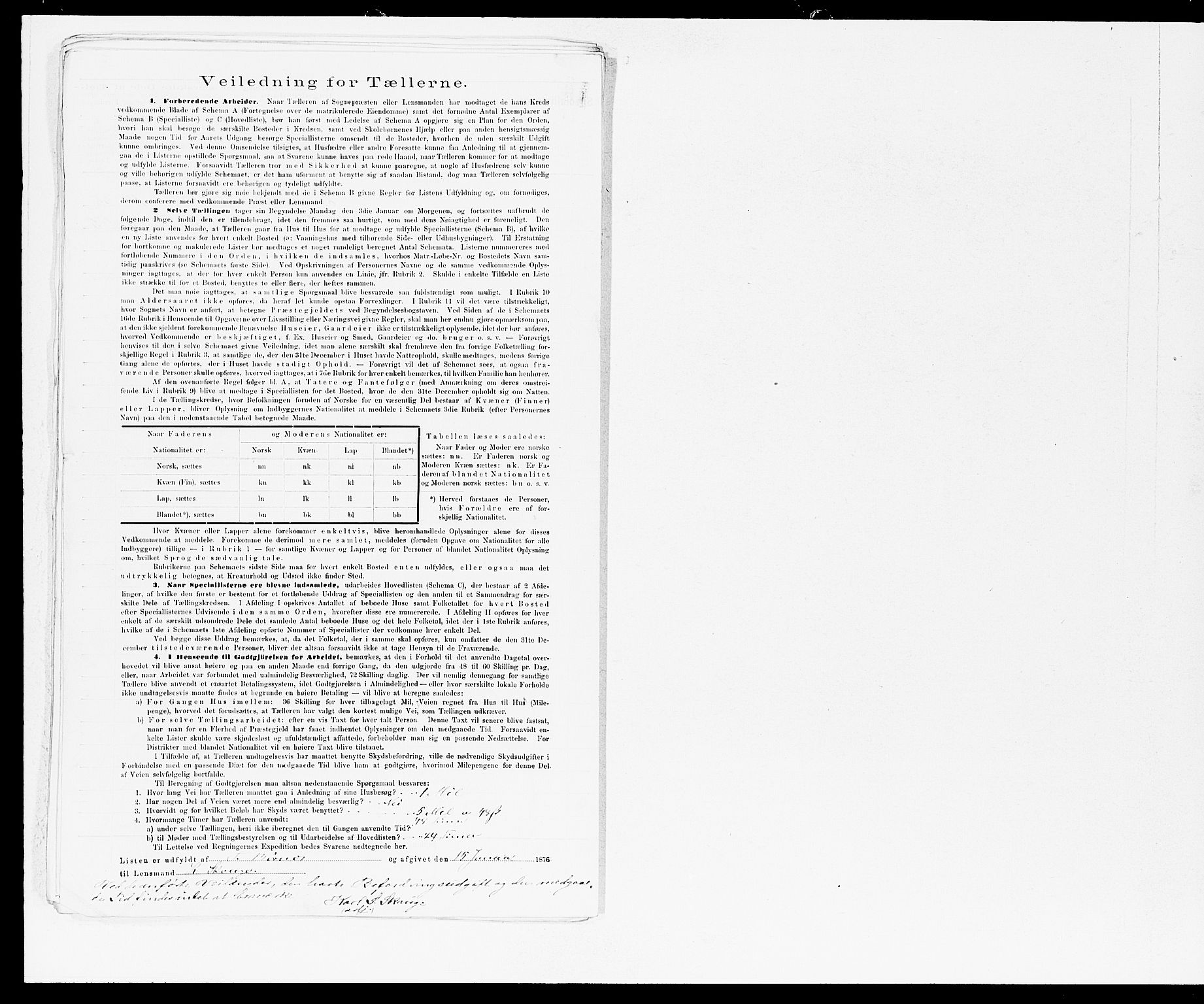 SAB, 1875 census for 1245P Sund, 1875, p. 26