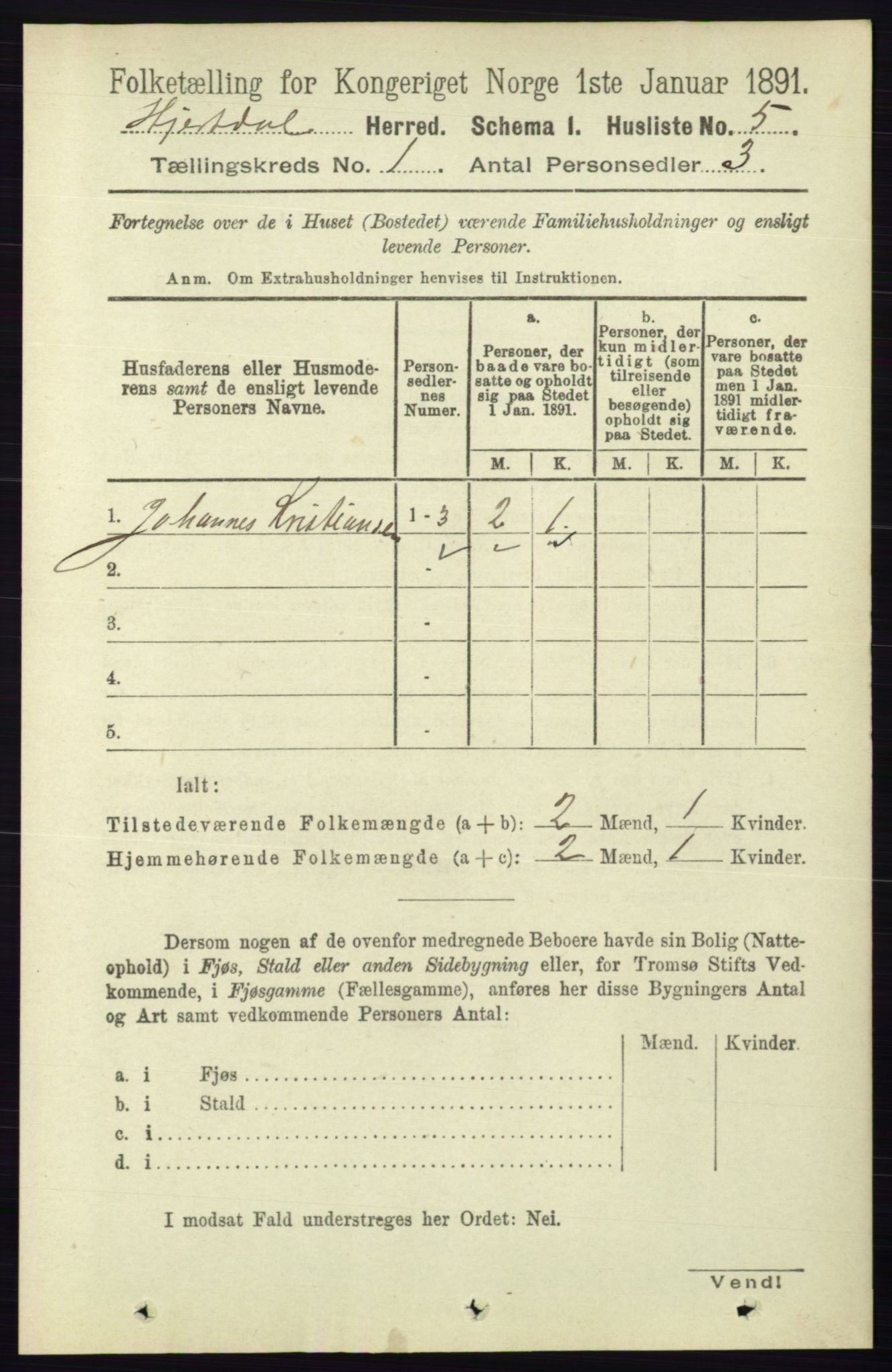 RA, 1891 census for 0827 Hjartdal, 1891, p. 29