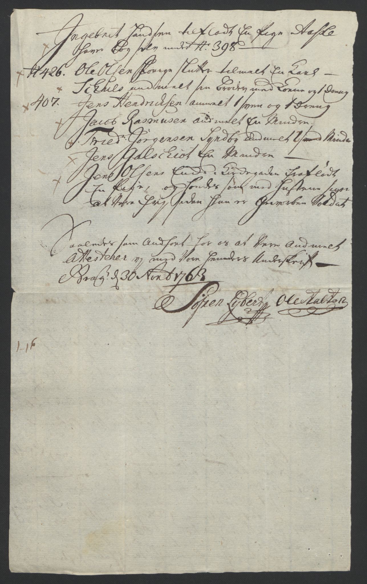 Rentekammeret inntil 1814, Reviderte regnskaper, Byregnskaper, AV/RA-EA-4066/R/Rf/L0119/0001: [F2] Kontribusjonsregnskap / Ekstraskatt, 1762-1767, p. 130