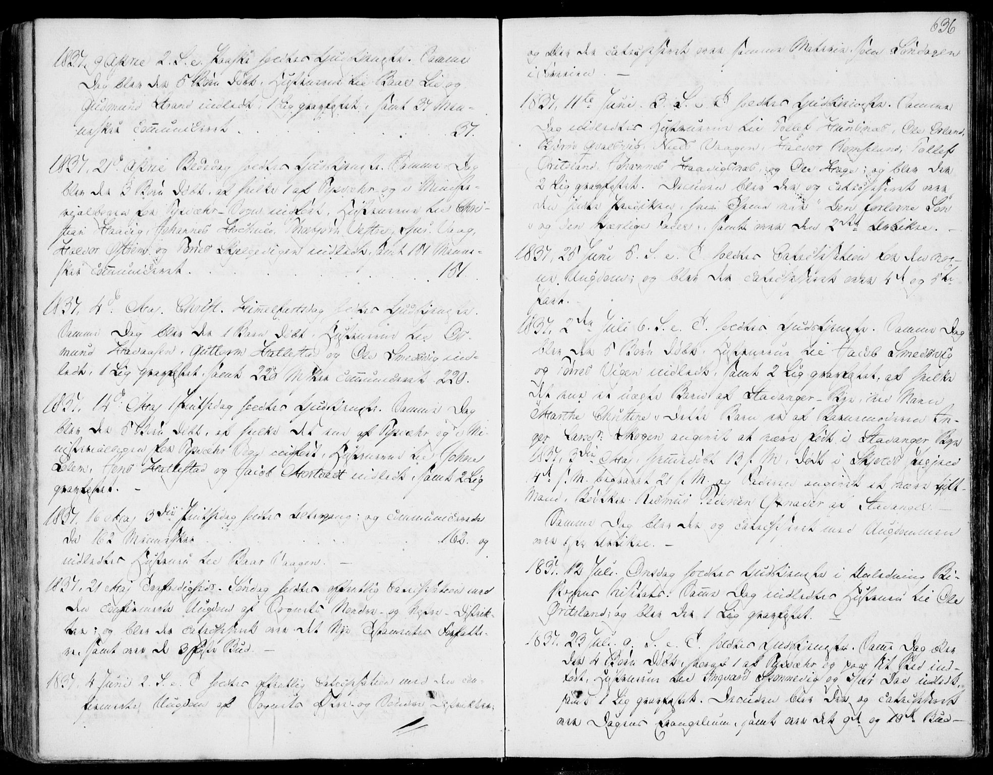 Skjold sokneprestkontor, AV/SAST-A-101847/H/Ha/Haa/L0006: Parish register (official) no. A 6.2, 1835-1858, p. 636