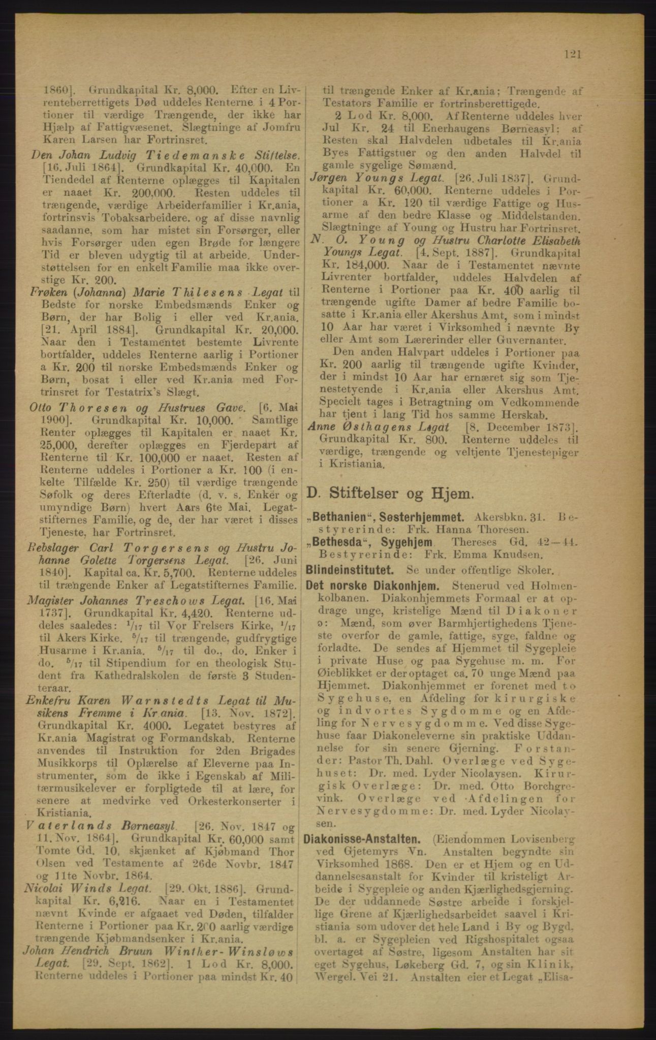 Kristiania/Oslo adressebok, PUBL/-, 1906, p. 121