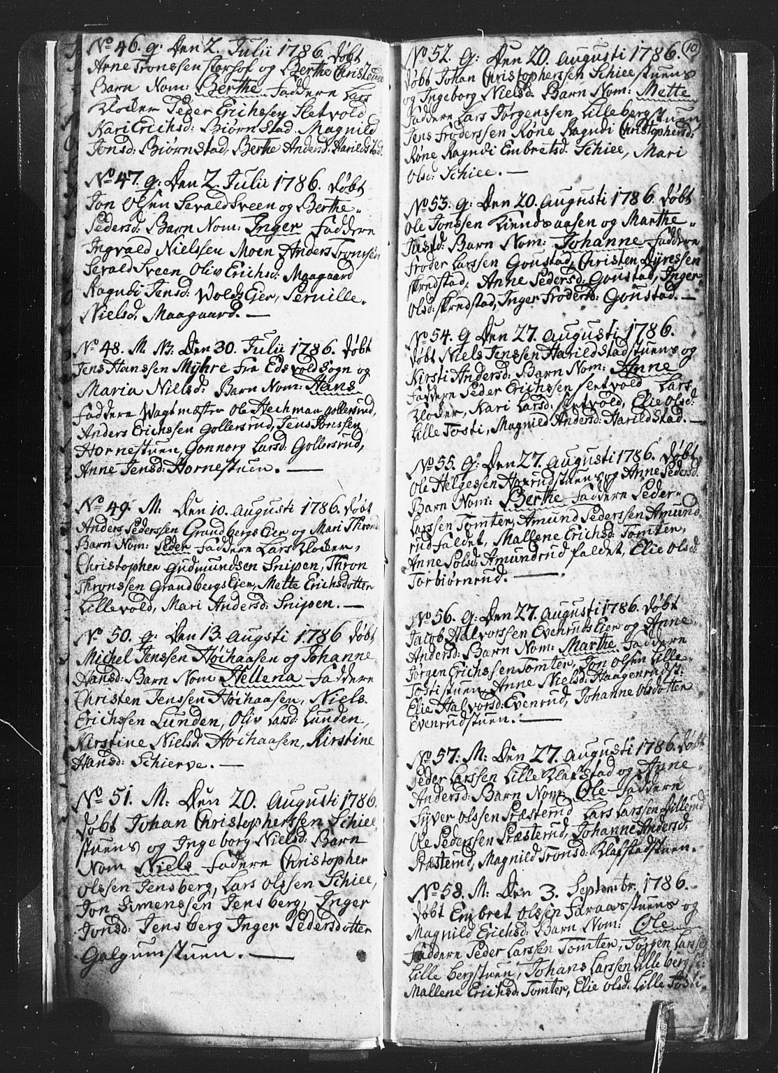 Romedal prestekontor, AV/SAH-PREST-004/L/L0001: Parish register (copy) no. 1, 1785-1794, p. 10