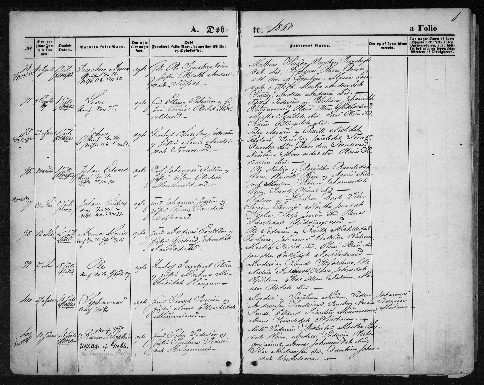 Ministerialprotokoller, klokkerbøker og fødselsregistre - Nord-Trøndelag, SAT/A-1458/723/L0241: Parish register (official) no. 723A10, 1860-1869, p. 1
