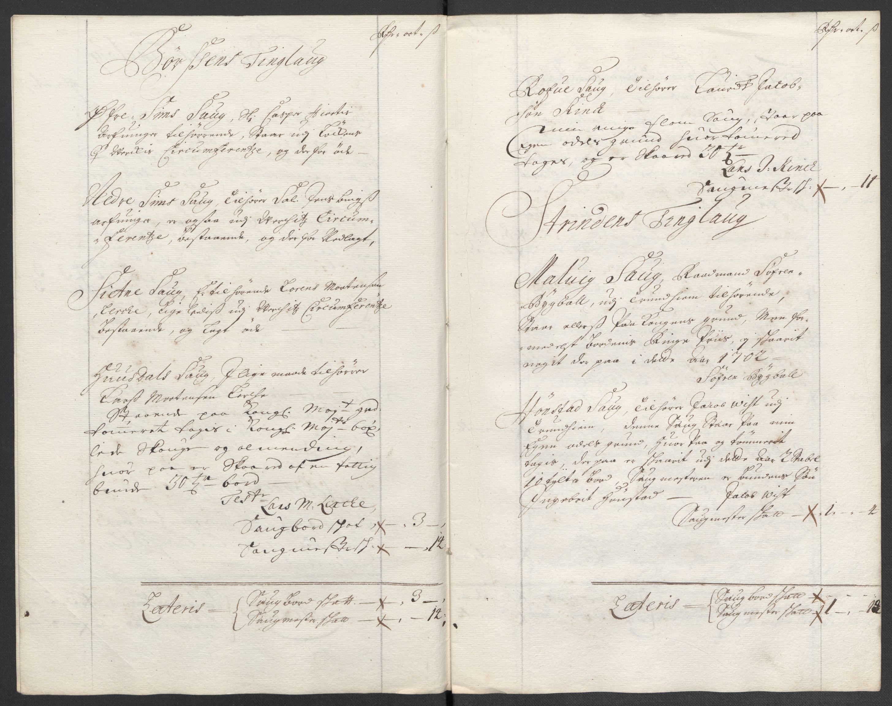 Rentekammeret inntil 1814, Reviderte regnskaper, Fogderegnskap, AV/RA-EA-4092/R61/L4108: Fogderegnskap Strinda og Selbu, 1701-1703, p. 192