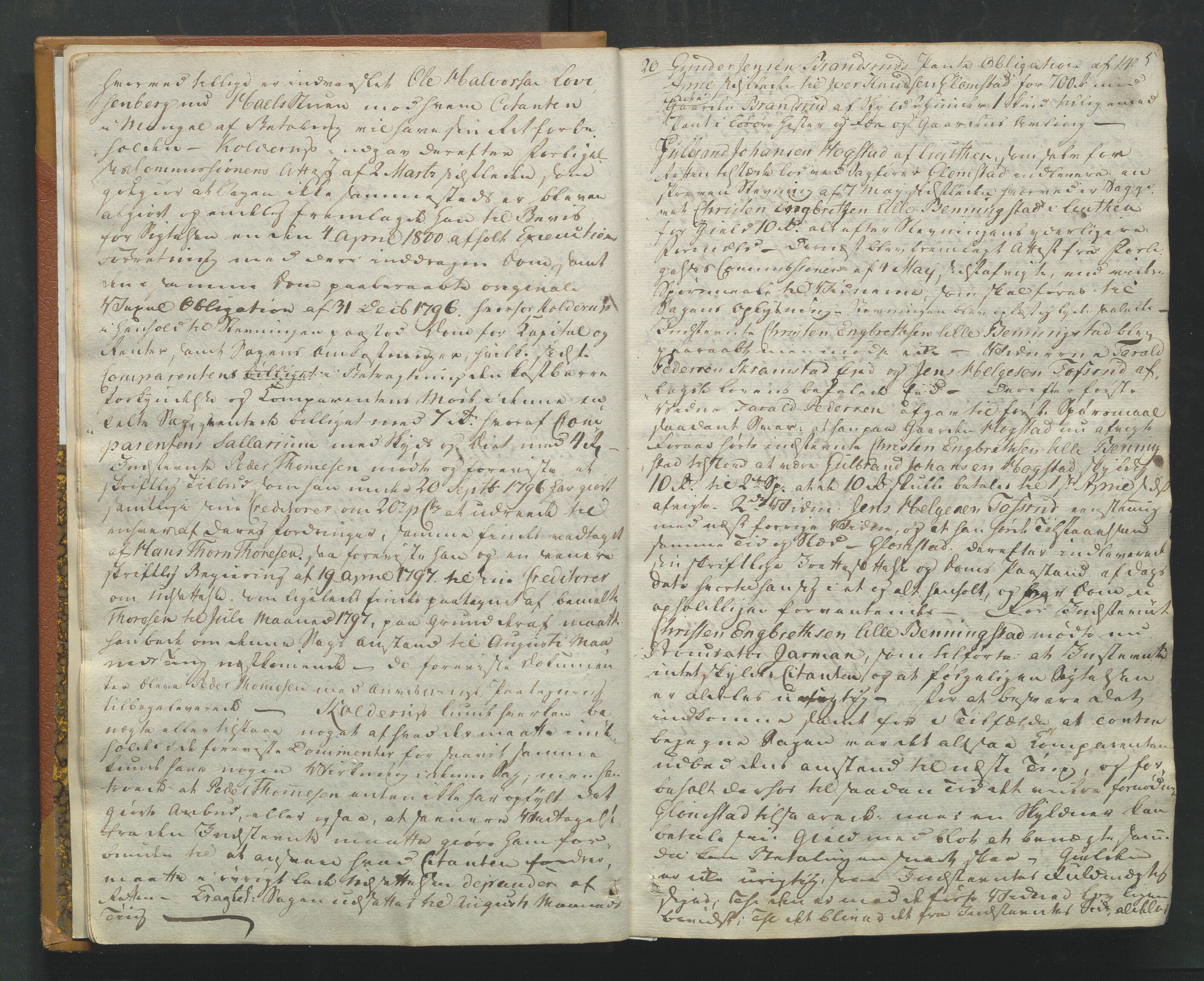 Sør-Hedmark sorenskriveri, AV/SAH-TING-014/G/Gb/Gba/L0002: Tingbok, 1803-1811, p. 4b-5a
