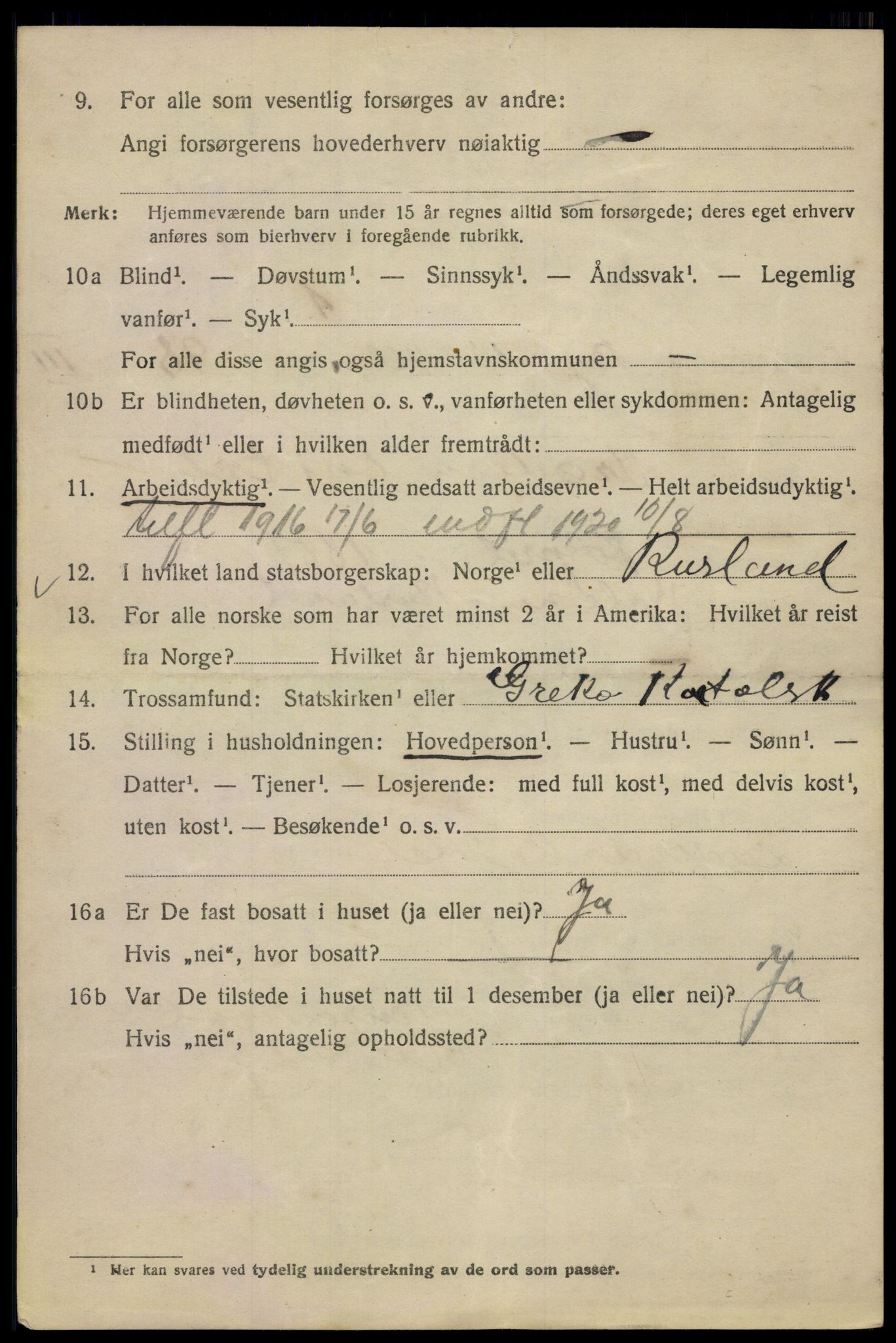 SAO, 1920 census for Kristiania, 1920, p. 180236