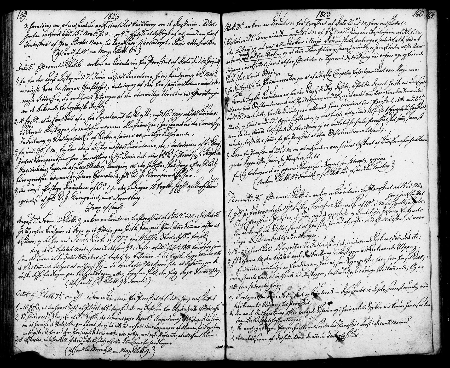 Sem kirkebøker, AV/SAKO-A-5/F/Fa/L0003: Parish register (official) no. I 3, 1799-1814, p. 159-160