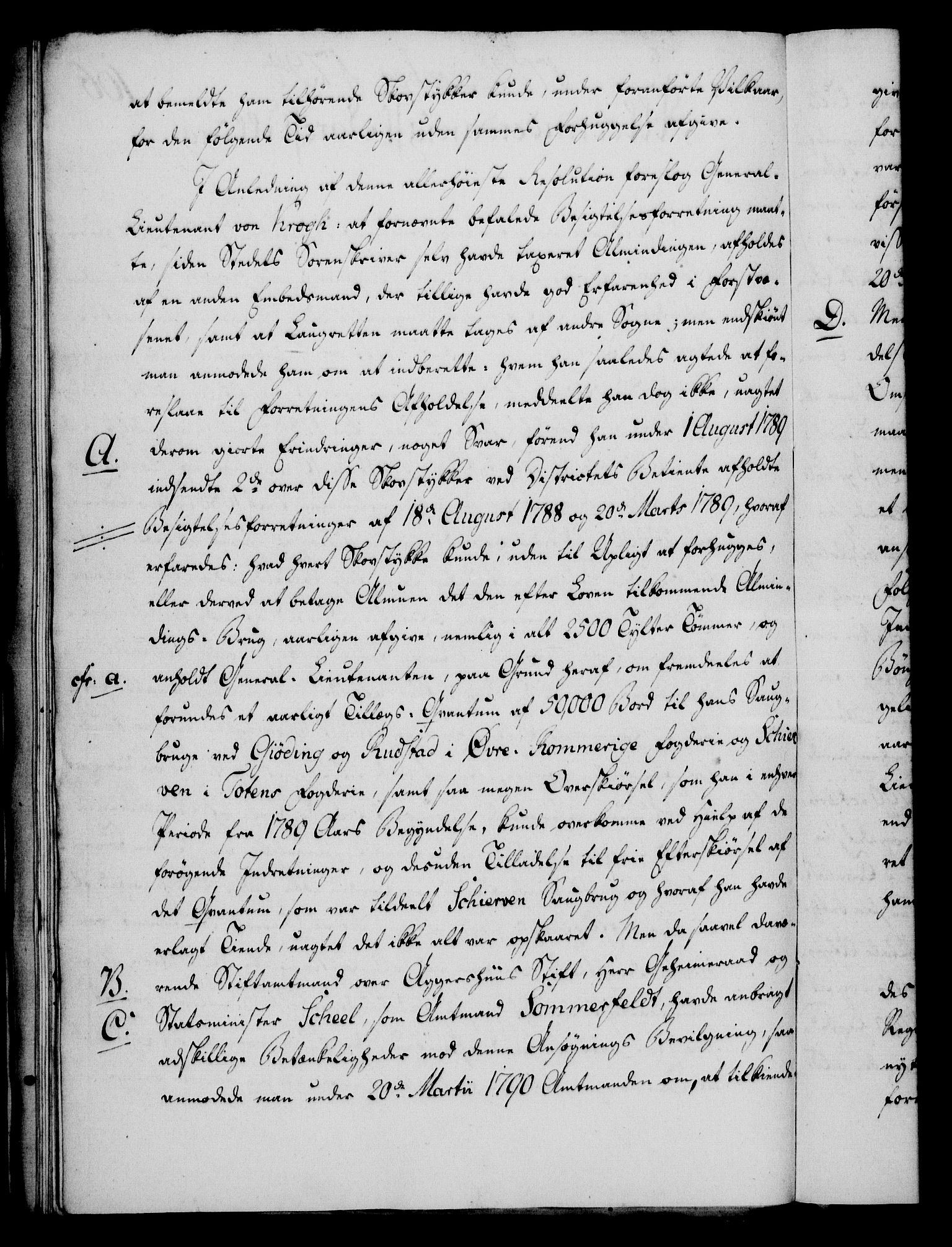 Rentekammeret, Kammerkanselliet, RA/EA-3111/G/Gf/Gfa/L0076: Norsk relasjons- og resolusjonsprotokoll (merket RK 52.76), 1794, p. 498