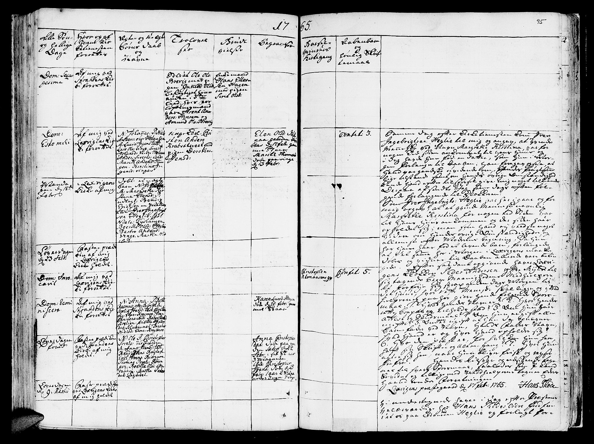 Ministerialprotokoller, klokkerbøker og fødselsregistre - Nord-Trøndelag, AV/SAT-A-1458/701/L0003: Parish register (official) no. 701A03, 1751-1783, p. 95