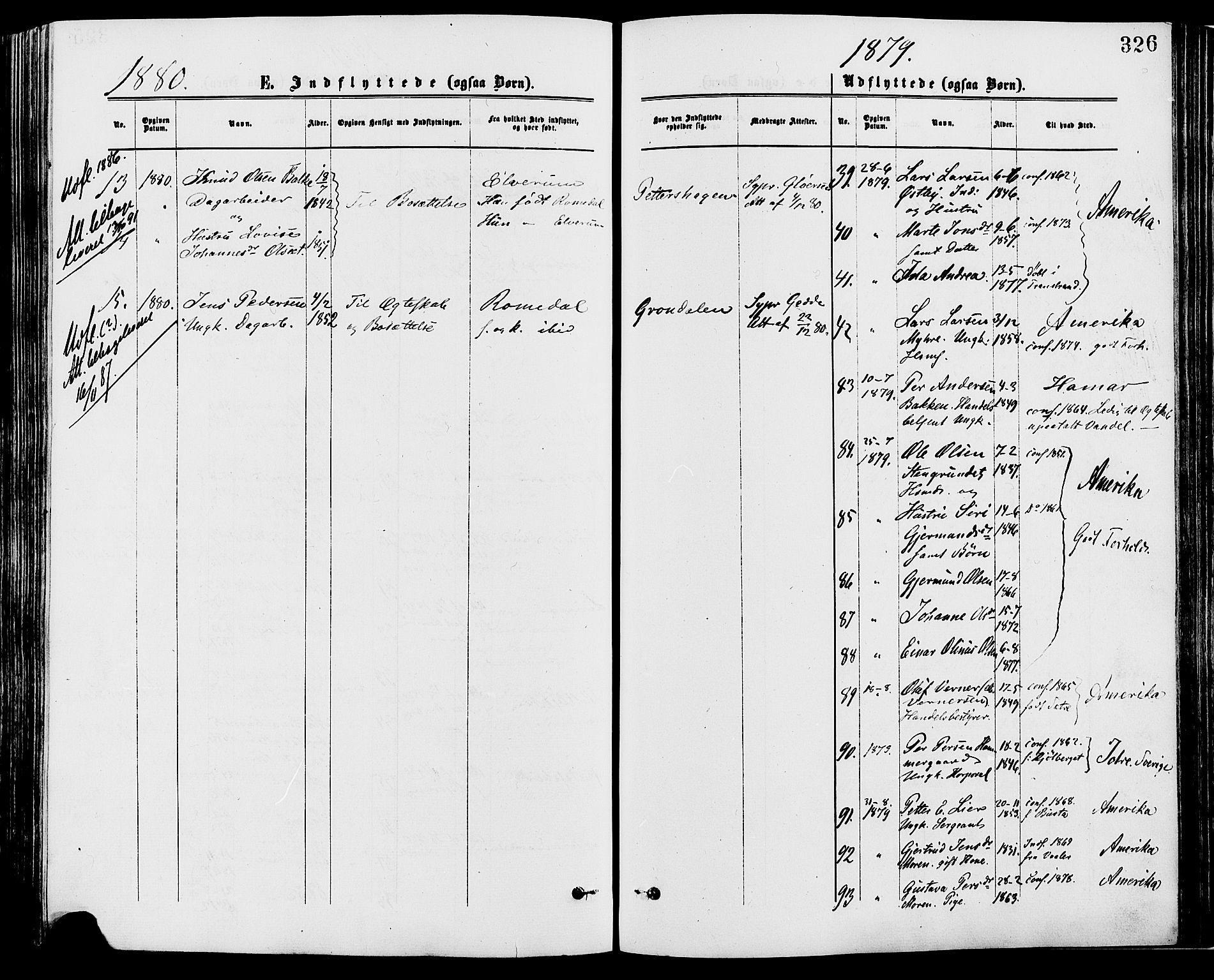 Trysil prestekontor, AV/SAH-PREST-046/H/Ha/Haa/L0007: Parish register (official) no. 7, 1874-1880, p. 326