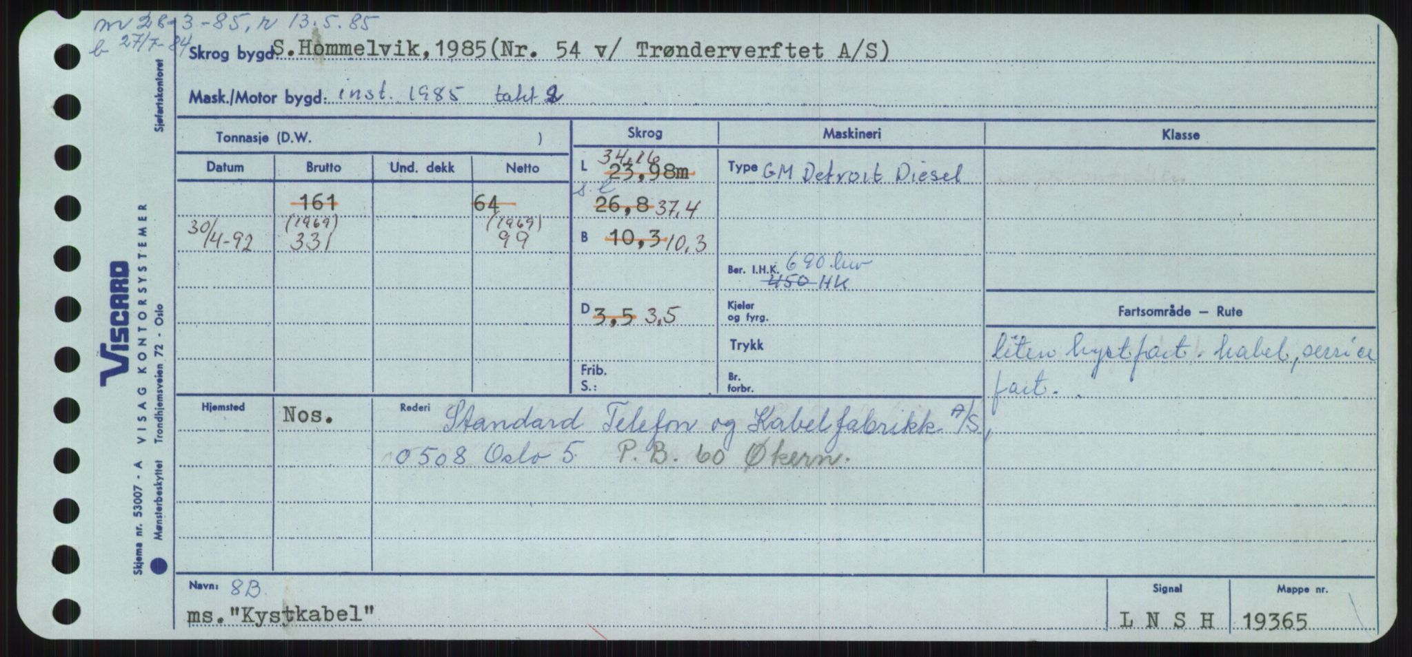 Sjøfartsdirektoratet med forløpere, Skipsmålingen, AV/RA-S-1627/H/Ha/L0003/0002: Fartøy, Hilm-Mar / Fartøy, Kom-Mar, p. 193