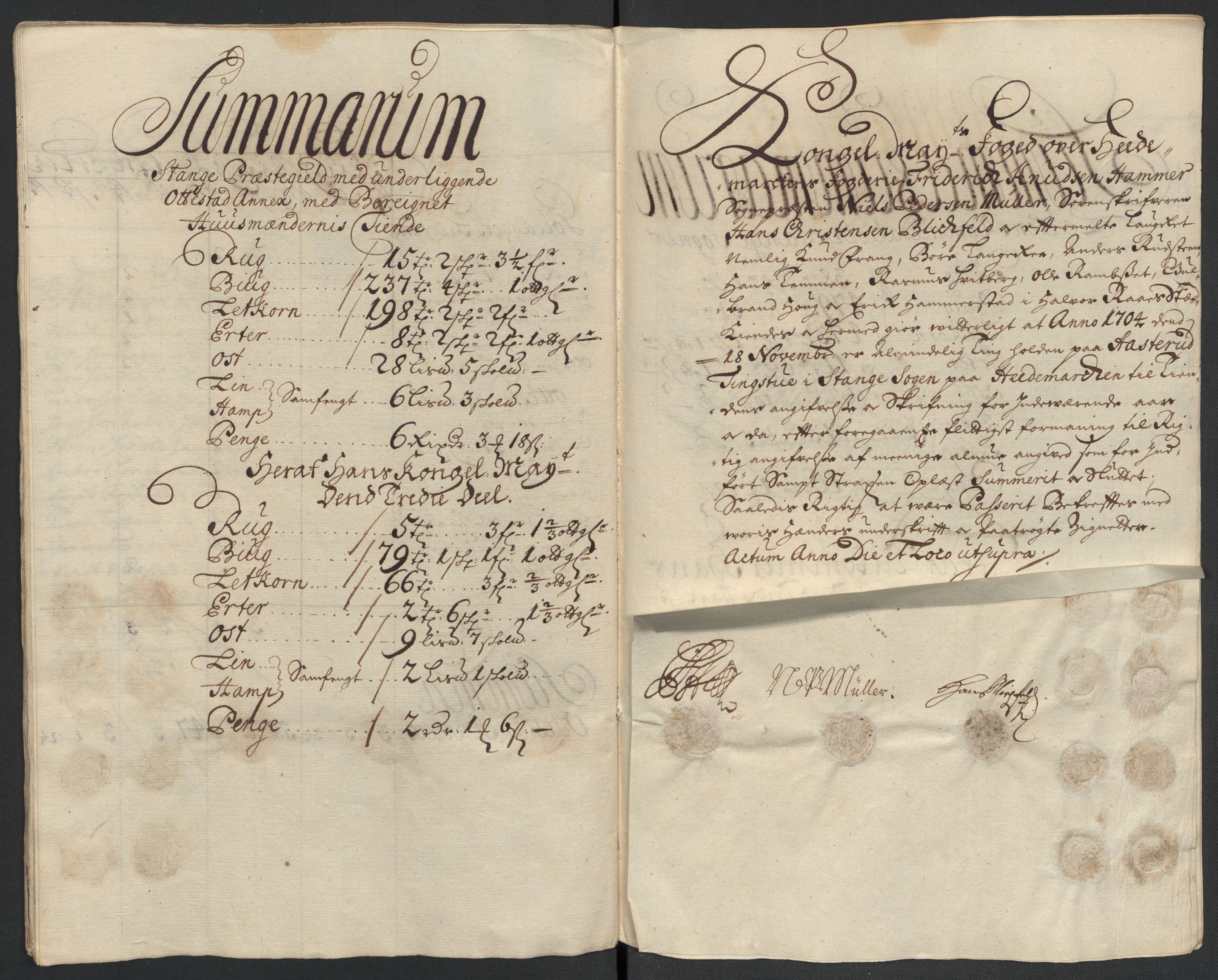 Rentekammeret inntil 1814, Reviderte regnskaper, Fogderegnskap, RA/EA-4092/R16/L1041: Fogderegnskap Hedmark, 1703-1704, p. 265