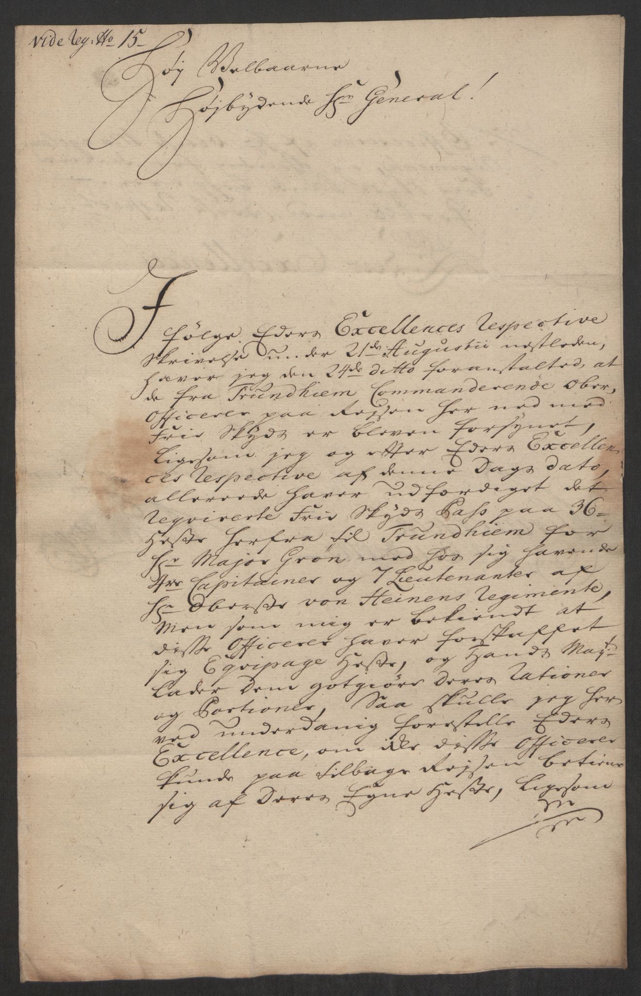 Kommanderende general (KG I) med Det norske krigsdirektorium, AV/RA-EA-5419/D/L0062: Stattholderens, stiftamtmenns og amtmenns brev, 1741-1745, p. 201