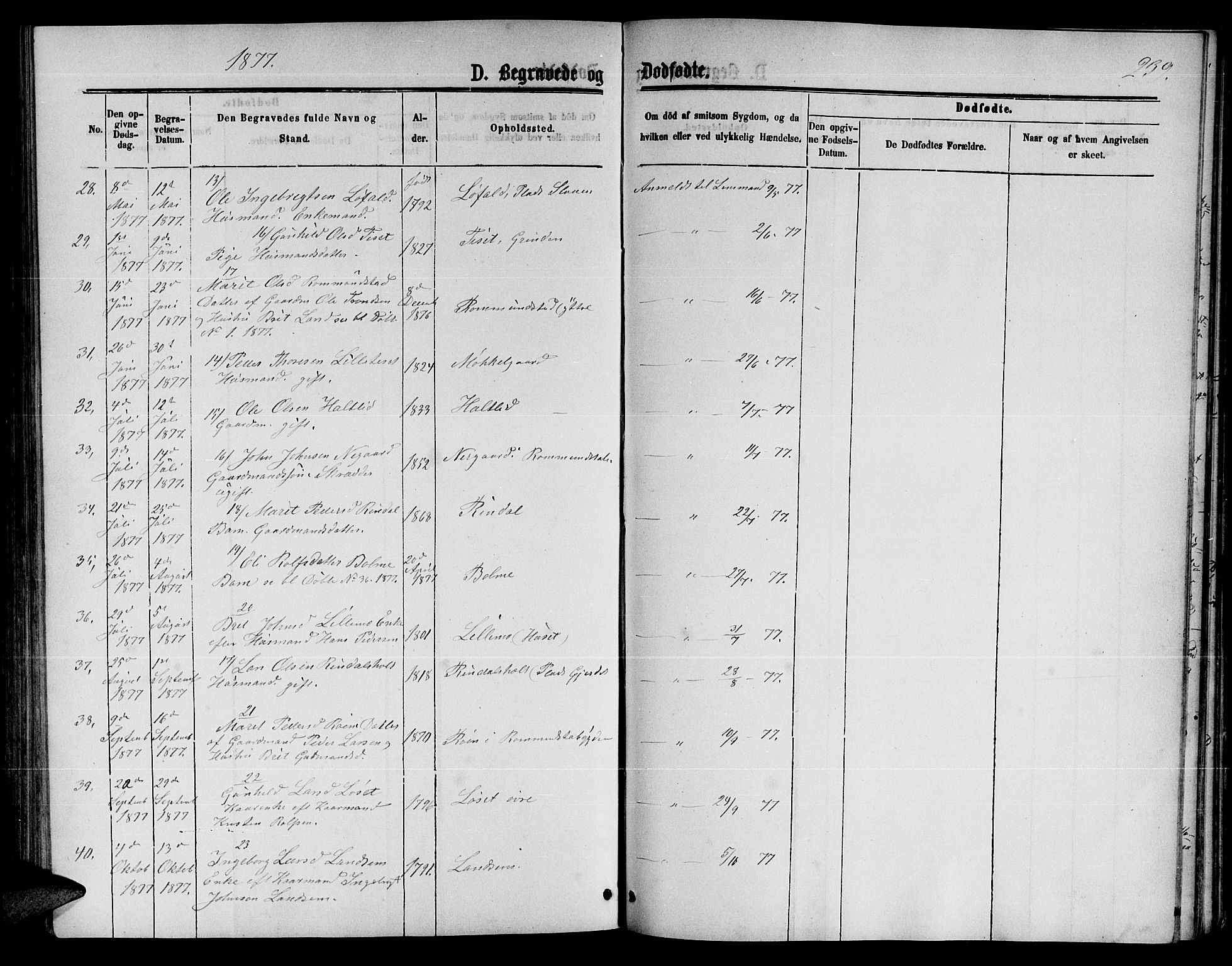 Ministerialprotokoller, klokkerbøker og fødselsregistre - Møre og Romsdal, AV/SAT-A-1454/598/L1076: Parish register (copy) no. 598C01, 1867-1878, p. 239