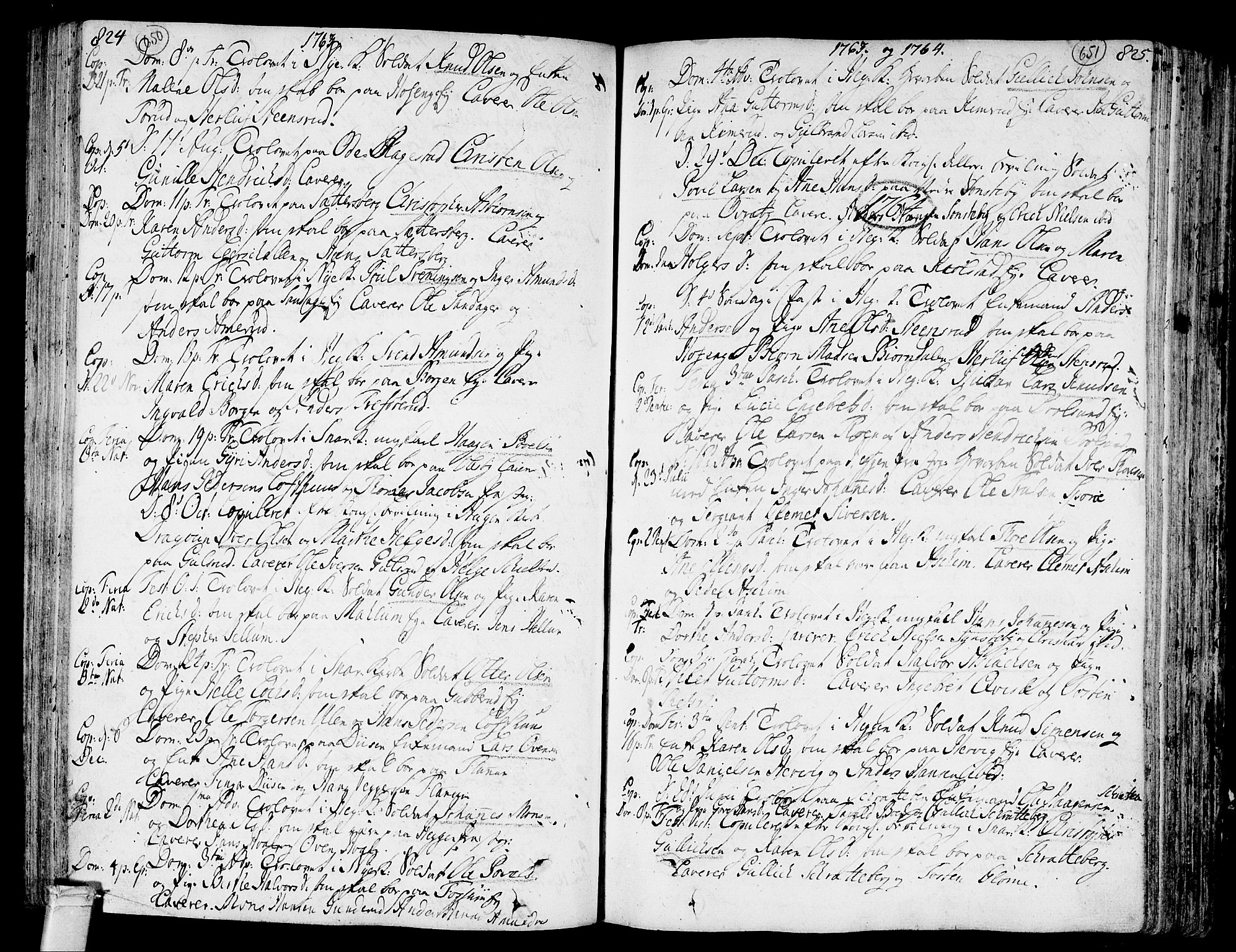 Modum kirkebøker, AV/SAKO-A-234/F/Fa/L0002: Parish register (official) no. 2, 1741-1782, p. 650-651