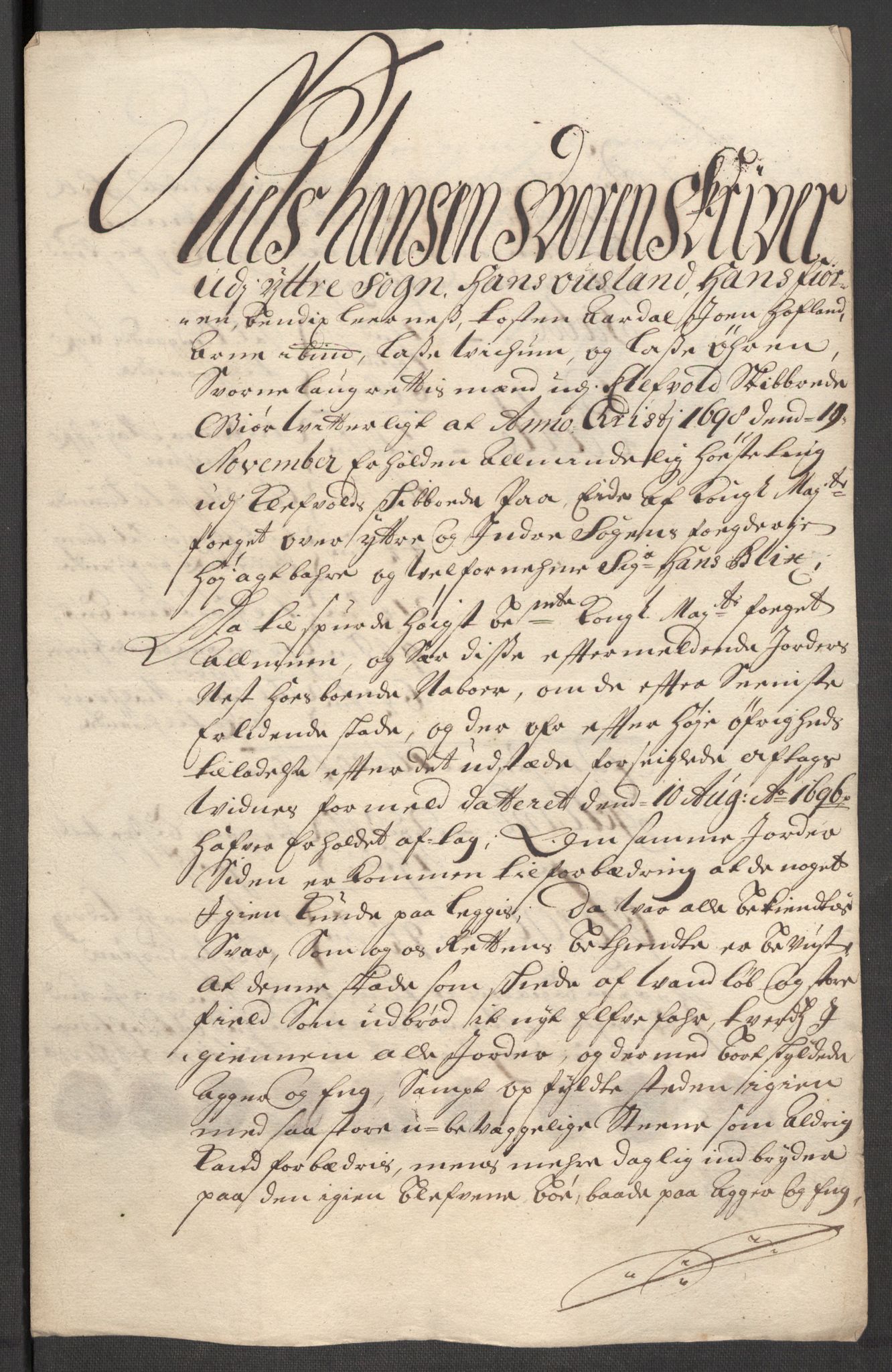 Rentekammeret inntil 1814, Reviderte regnskaper, Fogderegnskap, AV/RA-EA-4092/R52/L3310: Fogderegnskap Sogn, 1698-1699, p. 226