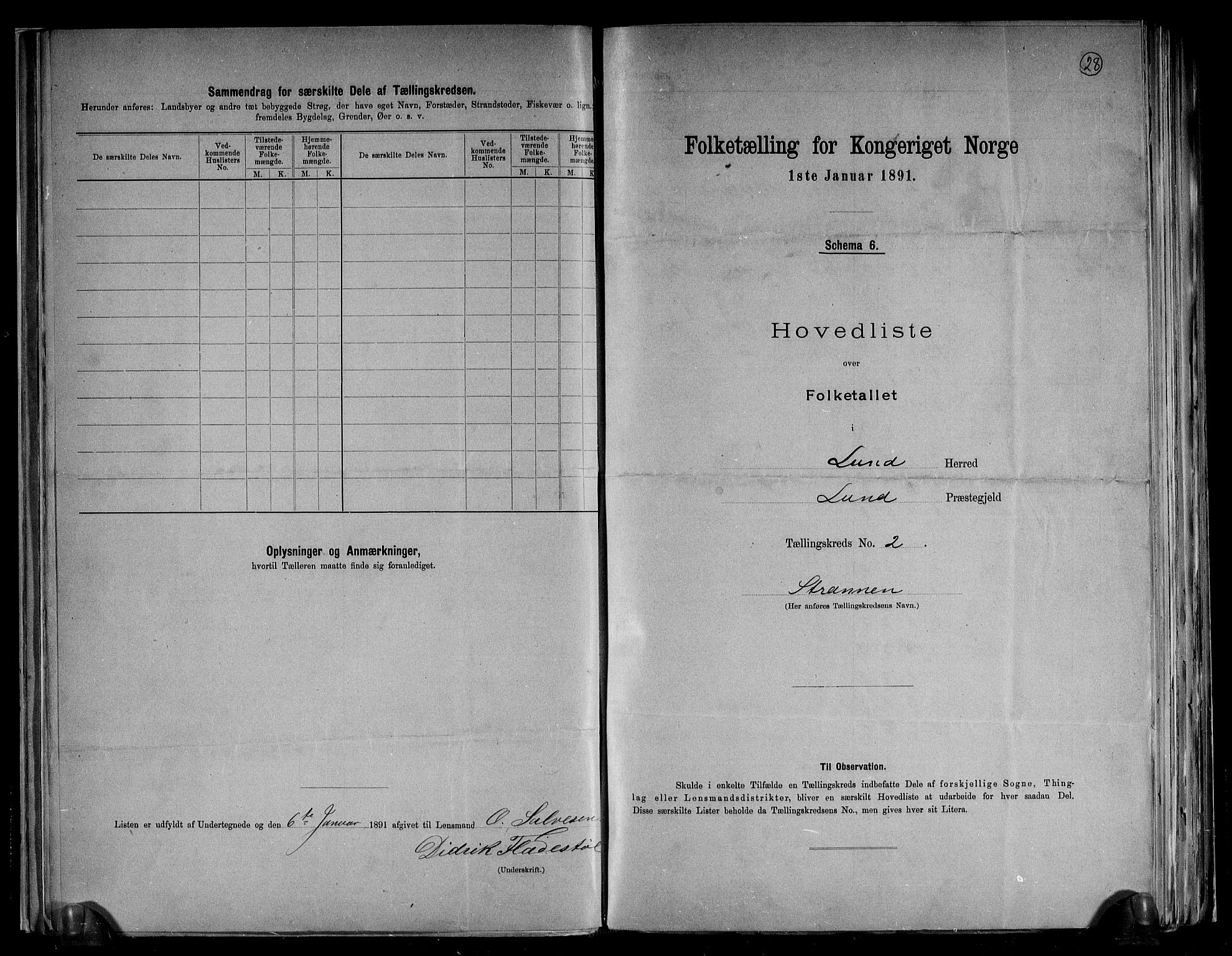 RA, 1891 census for 1112 Lund, 1891, p. 7