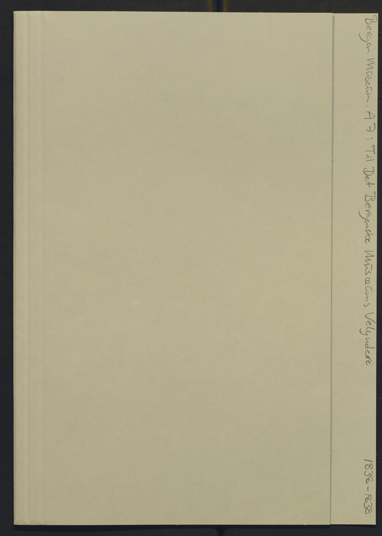 Bergens Museum, AV/SAB-A-17301/02/Y/Yb/L0001: Diverse, 1825-1952, p. 111