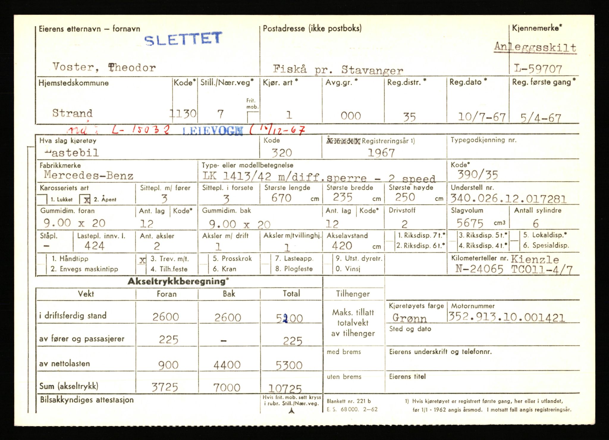 Stavanger trafikkstasjon, AV/SAST-A-101942/0/F/L0058: L-58000 - L-59999, 1930-1971, p. 2093