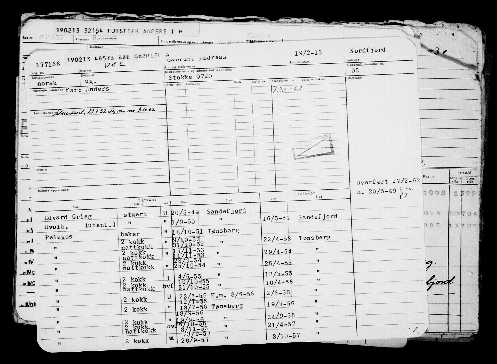 Direktoratet for sjømenn, AV/RA-S-3545/G/Gb/L0110: Hovedkort, 1913, p. 624