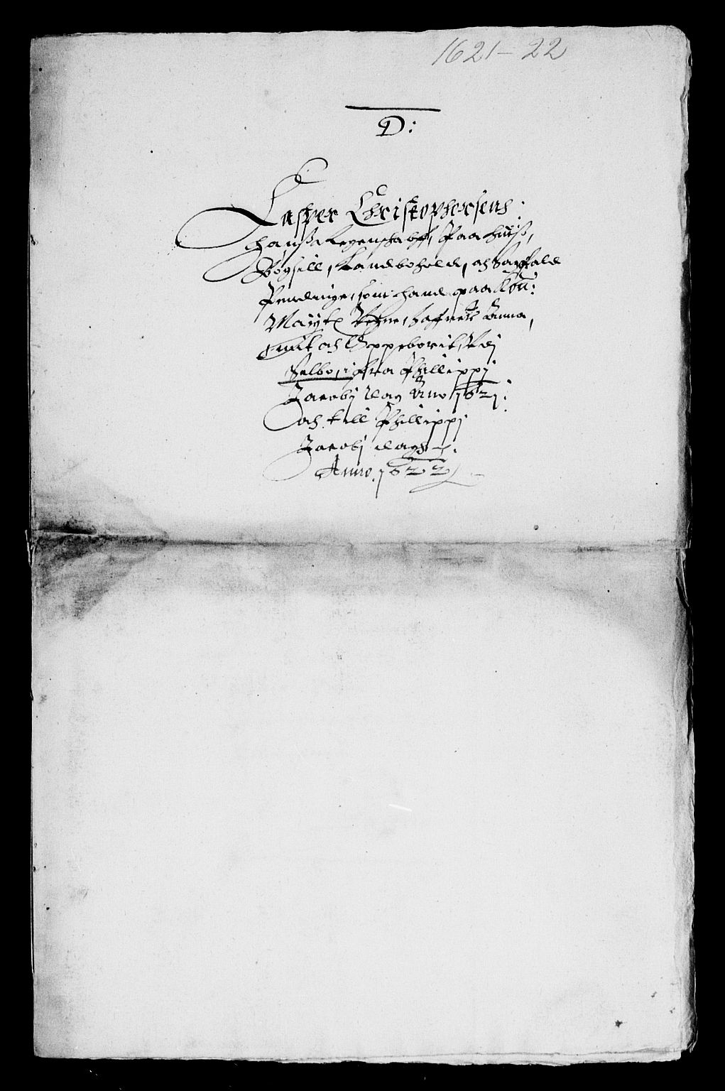 Rentekammeret inntil 1814, Reviderte regnskaper, Lensregnskaper, AV/RA-EA-5023/R/Rb/Rbw/L0021: Trondheim len, 1620-1622