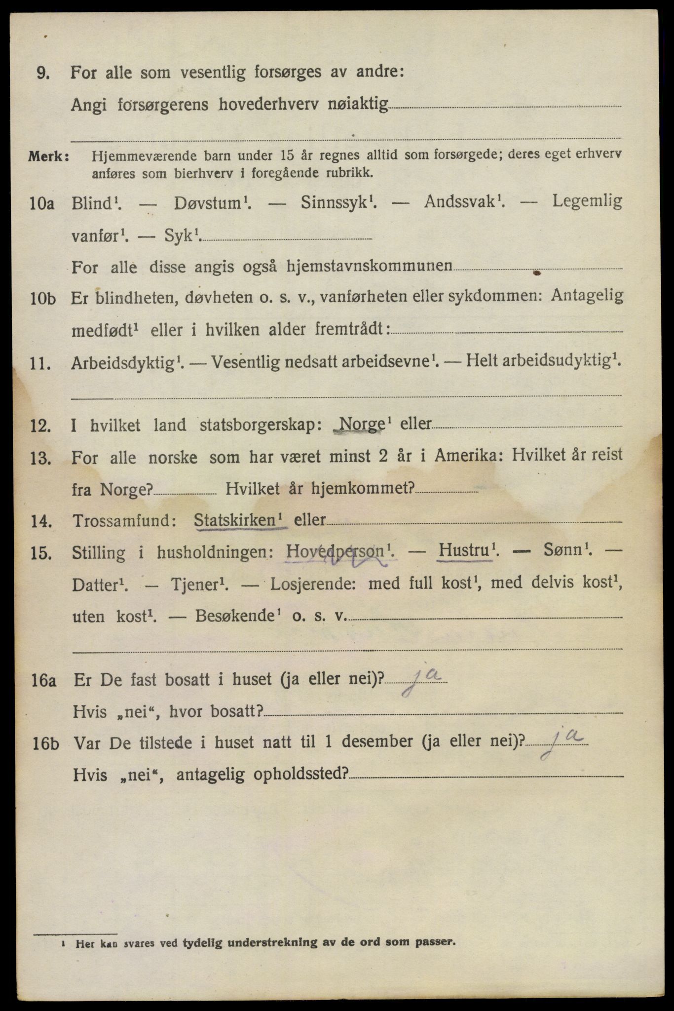 SAO, 1920 census for Vestby, 1920, p. 5280